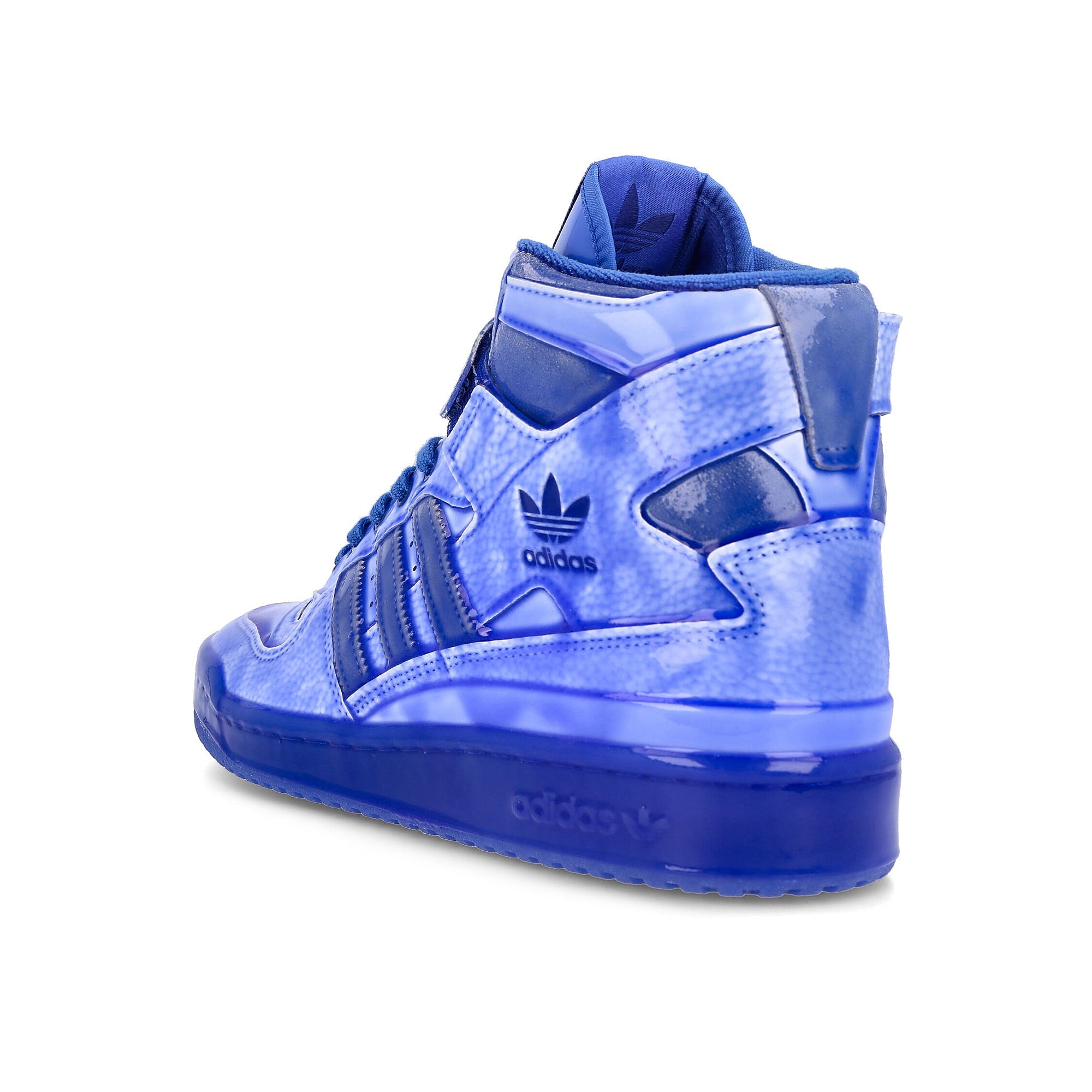 adidas Jeremy Scott x adidas Forum Dipped Supplier Colour / Supplier Colour / Blue Close-up | Overkill