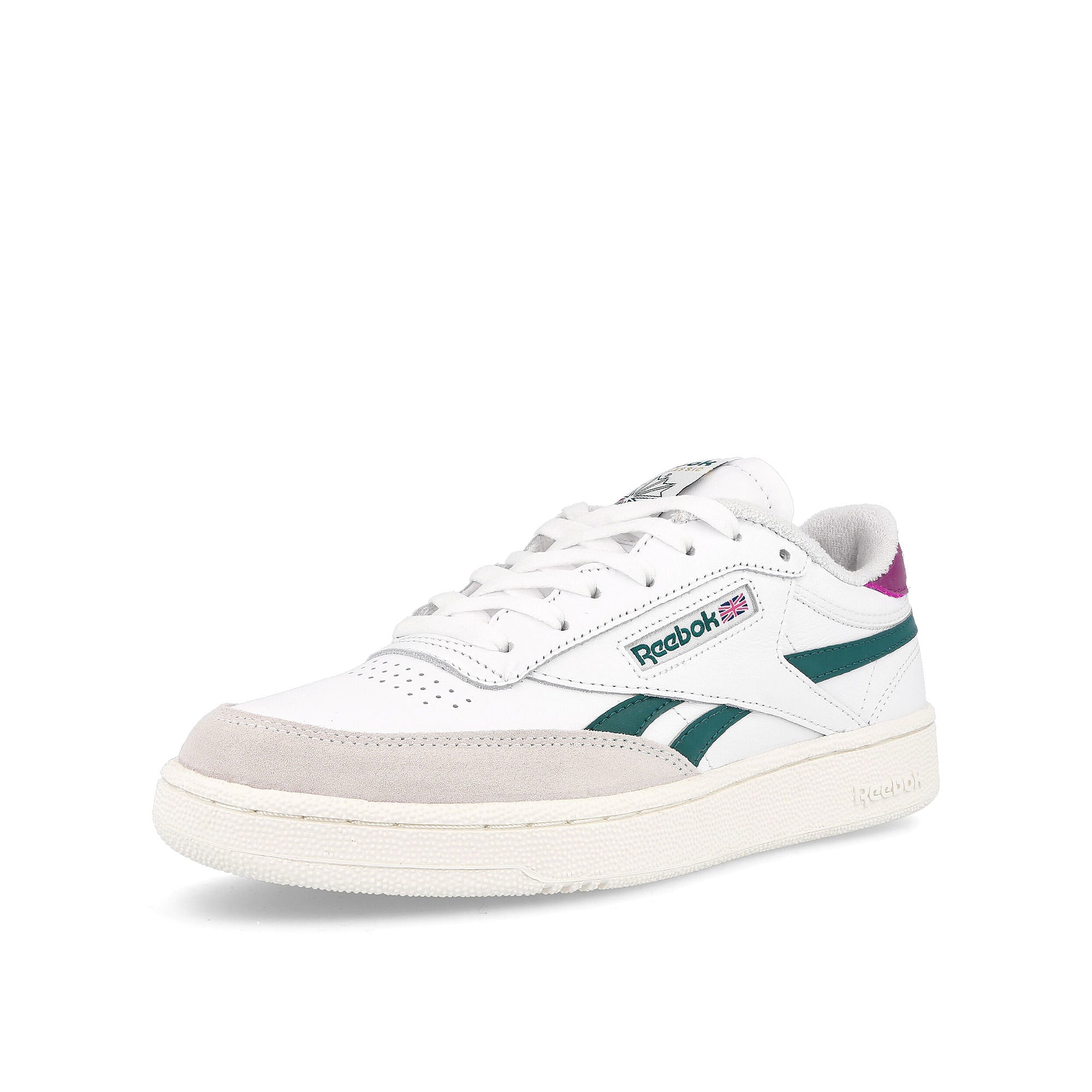 Reebok club c revenge Footwear White / Midnight Pine / Punch Berry Detailfoto | Overkill