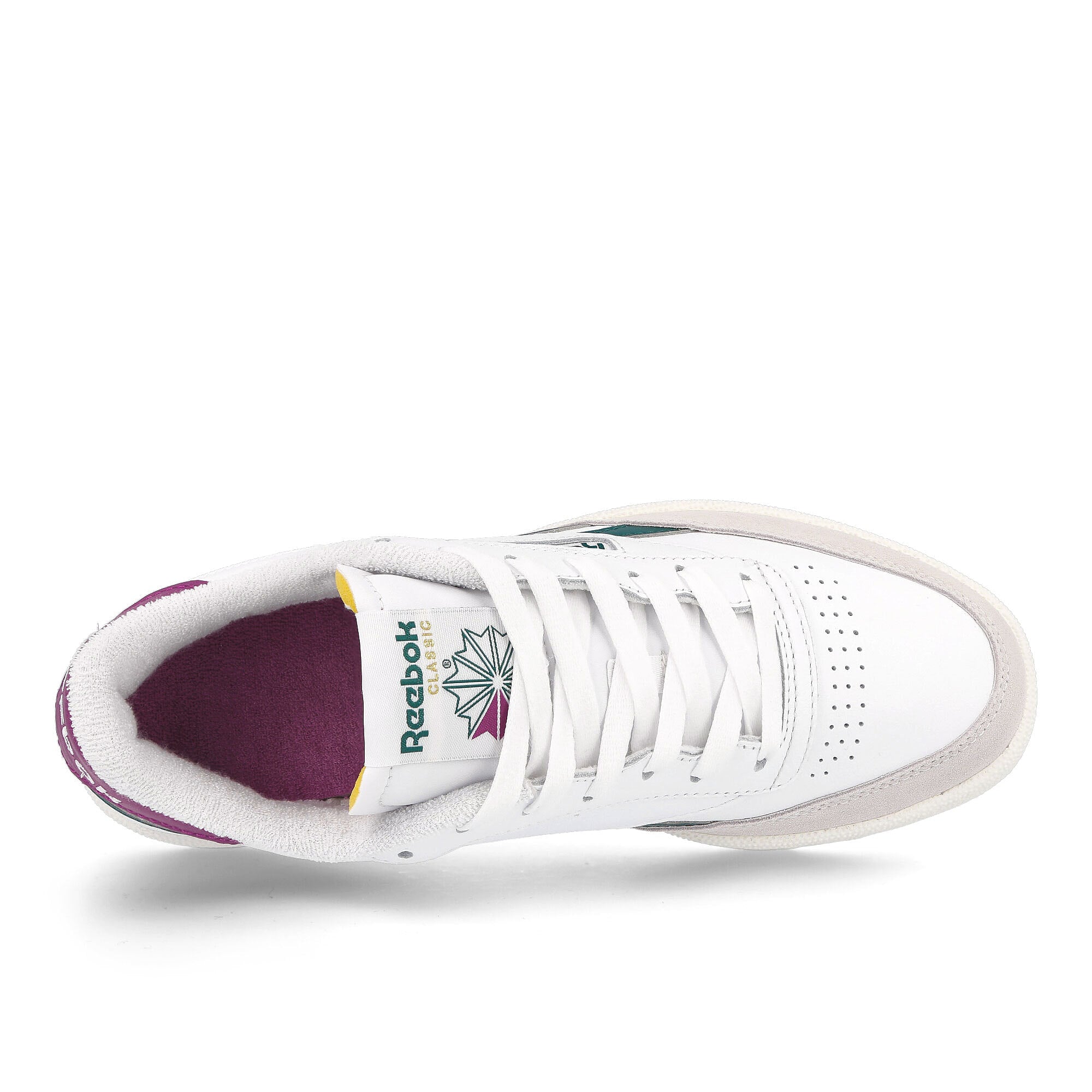 Reebok club c revenge Footwear White / Midnight Pine / Punch Berry Detail view 1 | Overkill