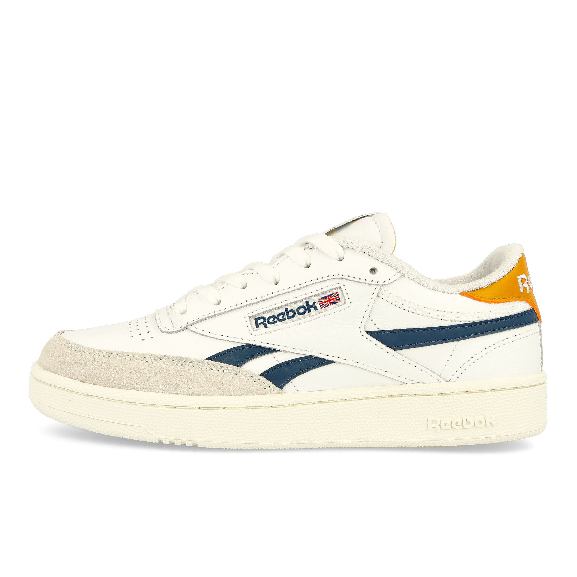 Reebok club c revenge Chalk / Semi Solar Gold / Vector Navy G55072 | Overkill