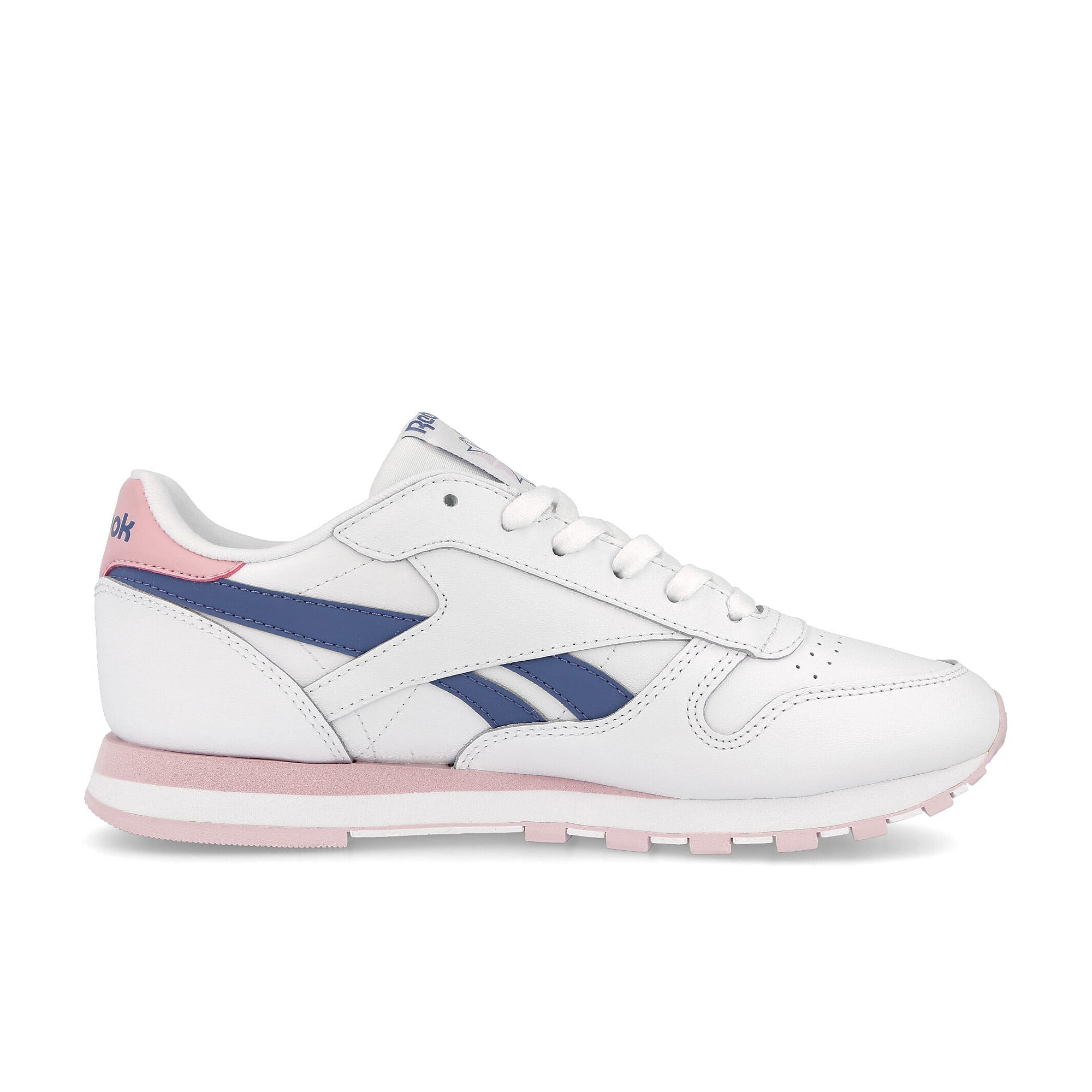 Reebok wmns classic leather Footwear White-Frost Berry-Blue Slate Sneakers Silhouette | Overkill