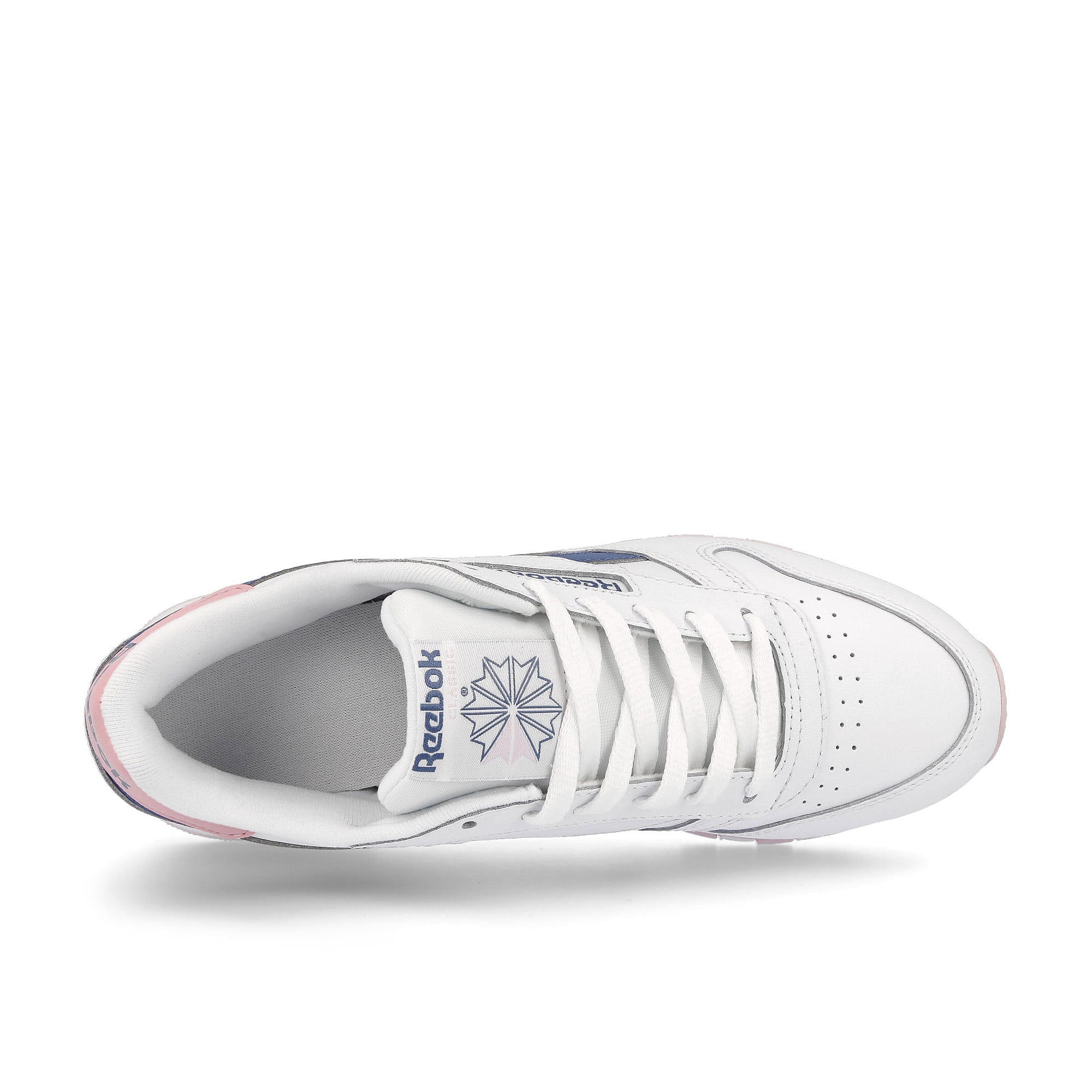 Reebok wmns classic leather Footwear White-Frost Berry-Blue Slate Sneakers Detailfoto | Overkill