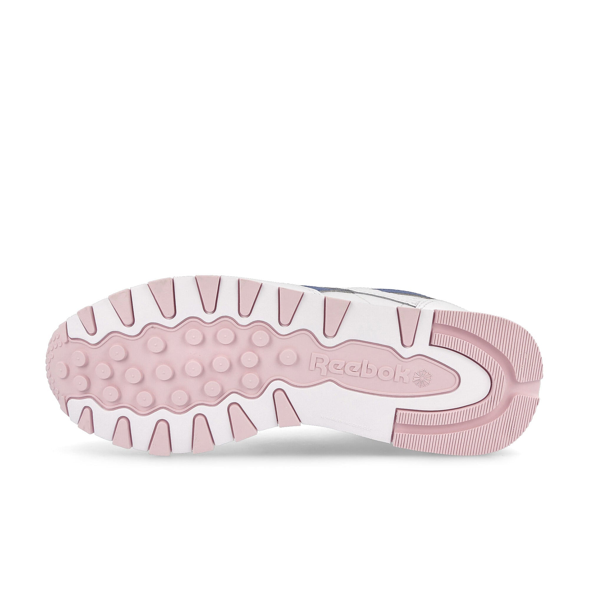 Reebok wmns classic leather Footwear White-Frost Berry-Blue Slate Sneakers Detail View 1 | Overkill