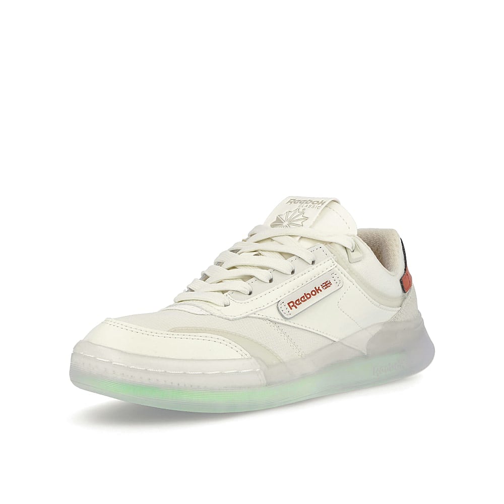 Reebok wmns club c legacy Chalk / Neon Mint / Baked Earth Detailfoto | Overkill