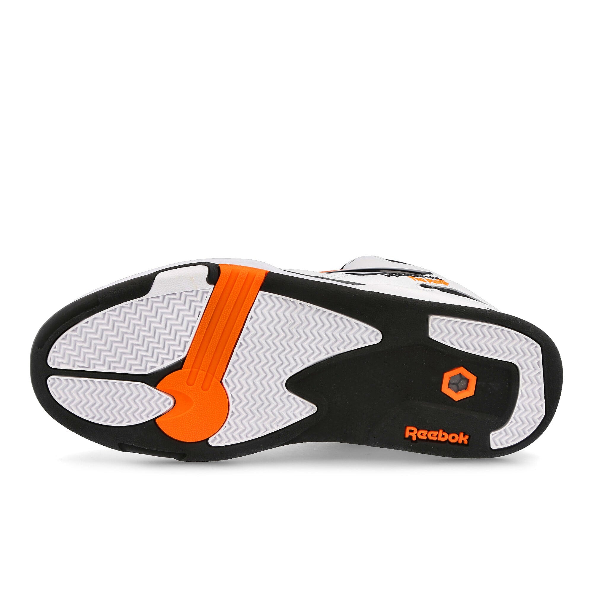 Reebok pump omni zone ii Footwear White / Wild Orange / Black Detail view 2 | Overkill