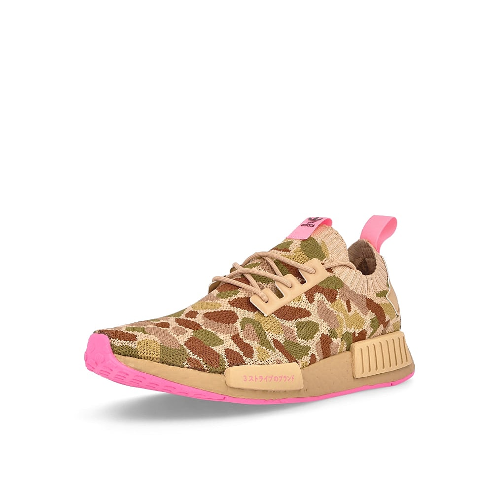 adidas nmd r1 primeknit St Pale Nude-St Pale Nude-Hyper Pop Sneakers Close Up | Overkill