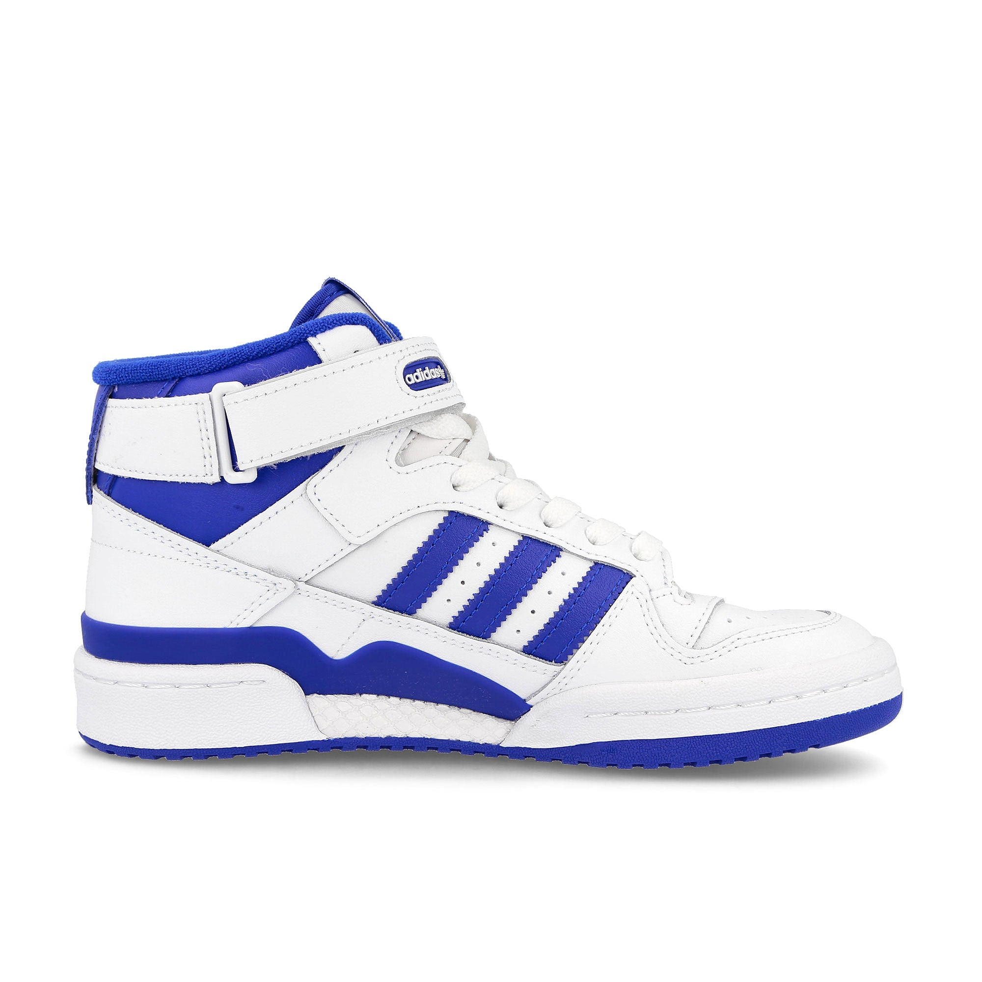 adidas wmns forum mid Footwear White-Team Royal Blue-Footwear White Sneakers Silhouette | Overkill