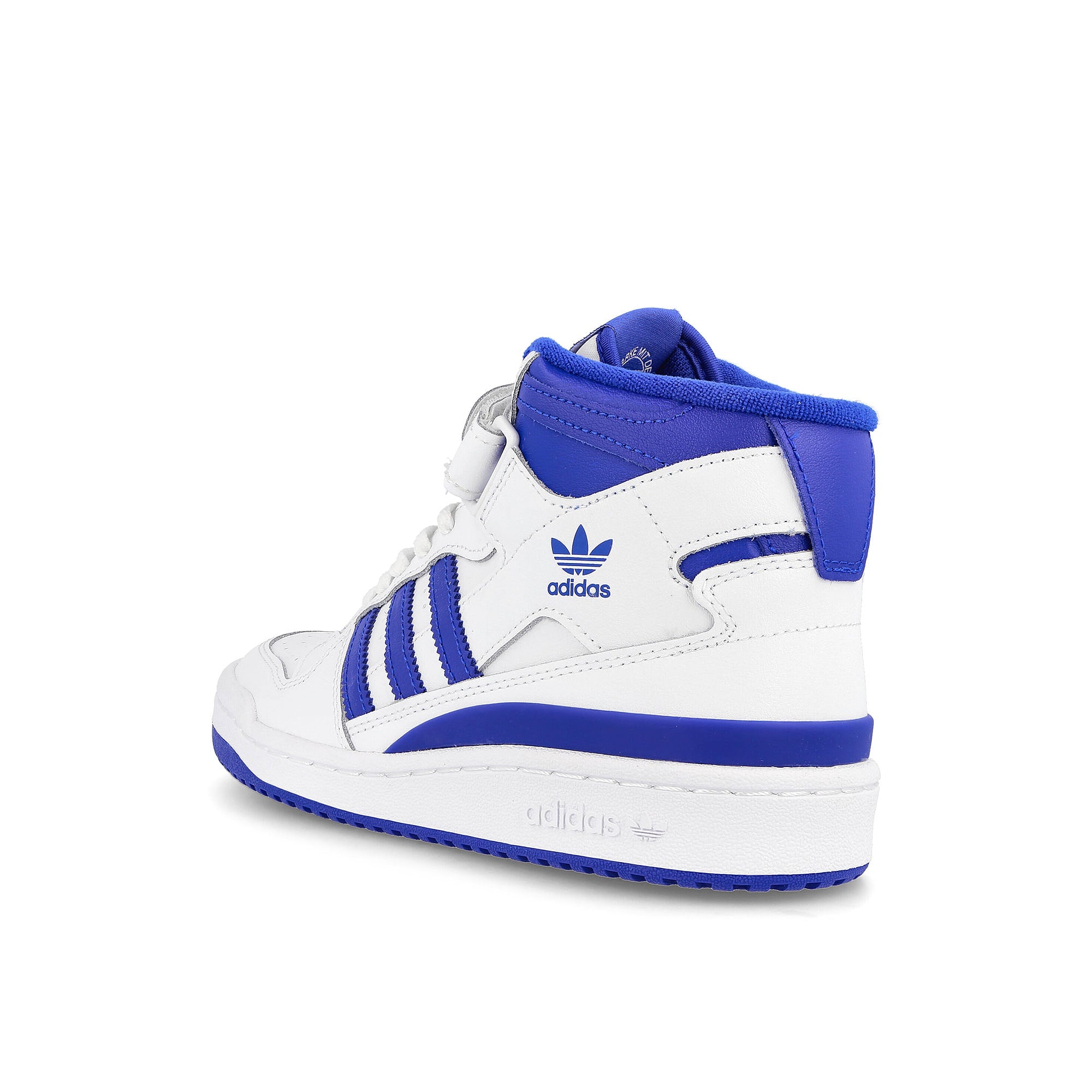 adidas wmns forum mid Footwear White-Team Royal Blue-Footwear White Sneakers Material | Overkill