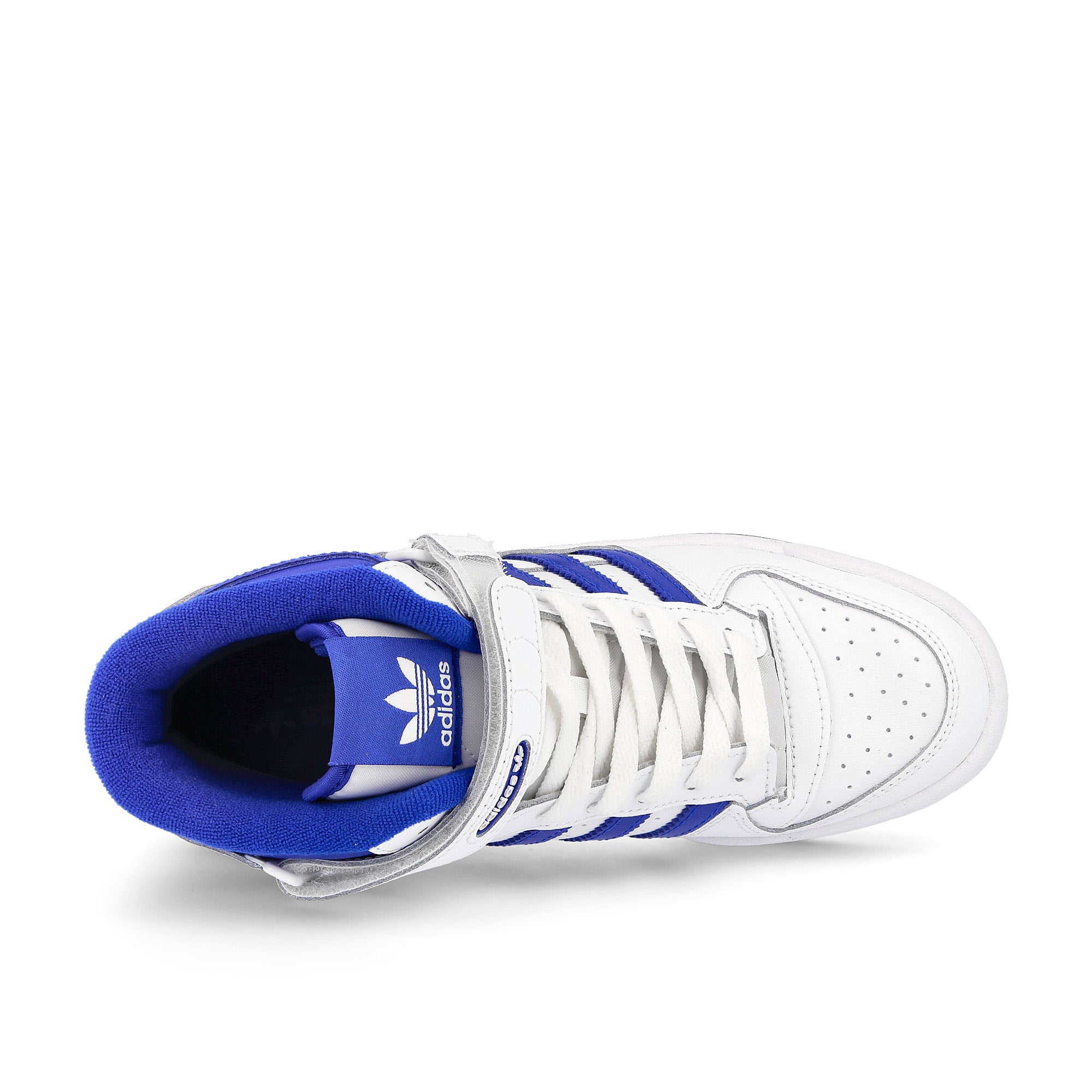 adidas wmns forum mid Footwear White-Team Royal Blue-Footwear White Sneakers Detailfoto | Overkill