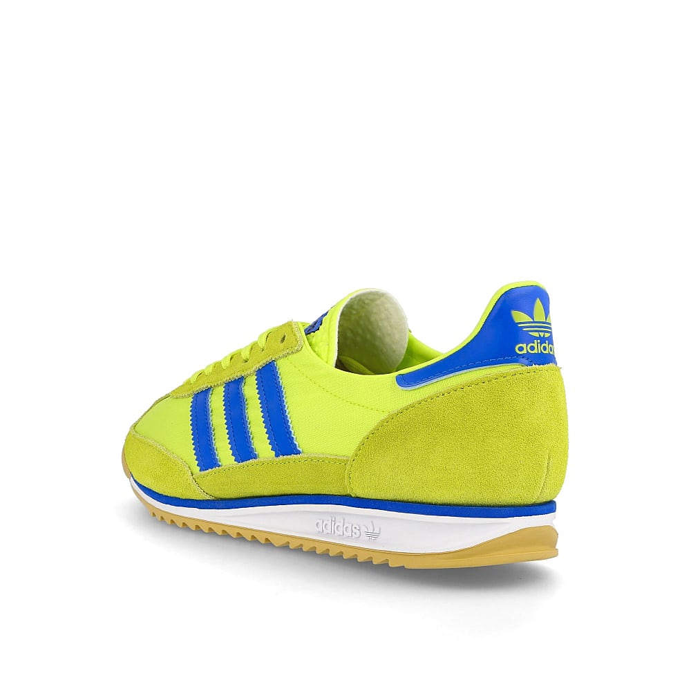 adidas sl 72 Acid Yellow-Bright Blue-Gum 3 Sneakers Material | Overkill