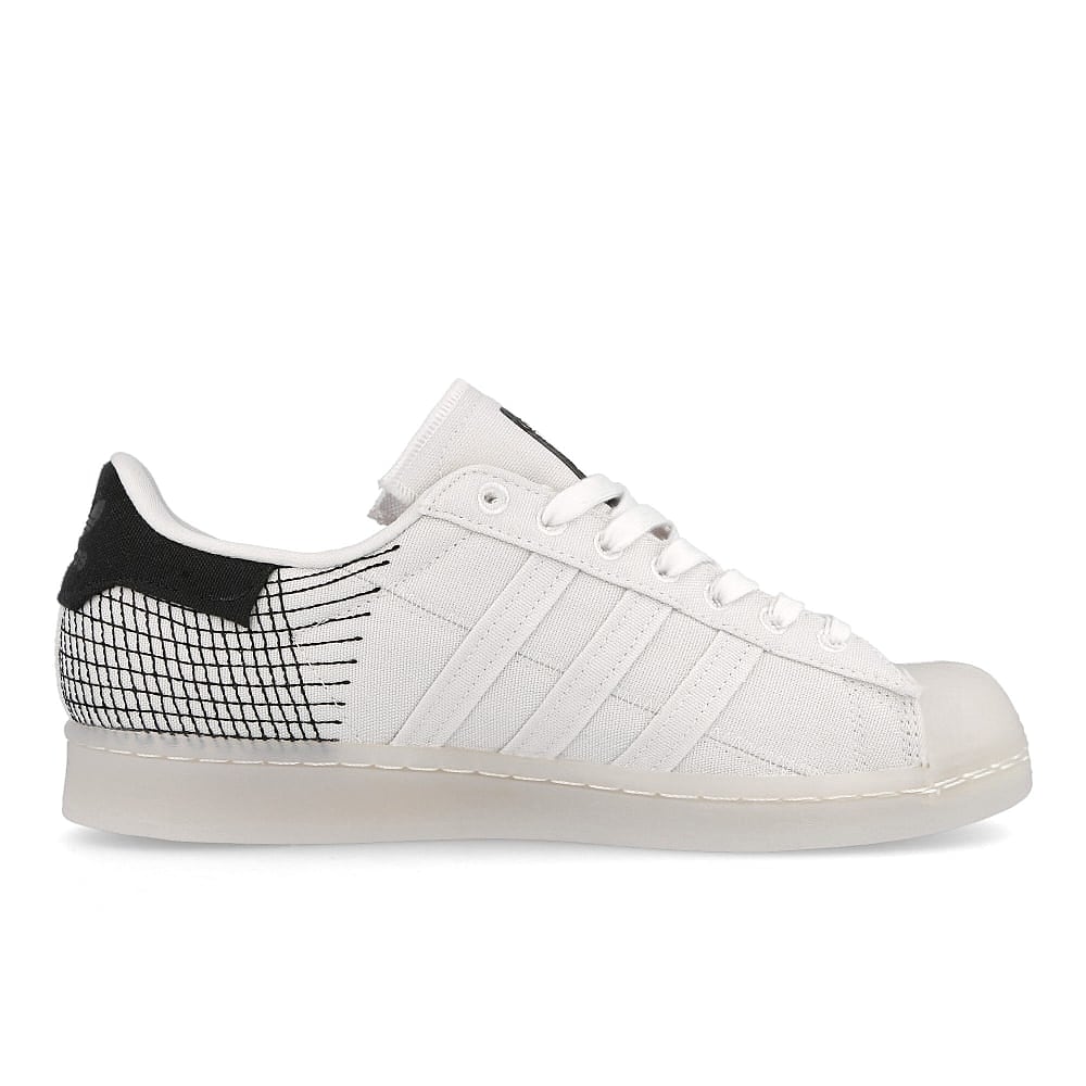 adidas superstar primeblue Chalk White-Footwear White-Core Black Sneakers Silhouette | Overkill