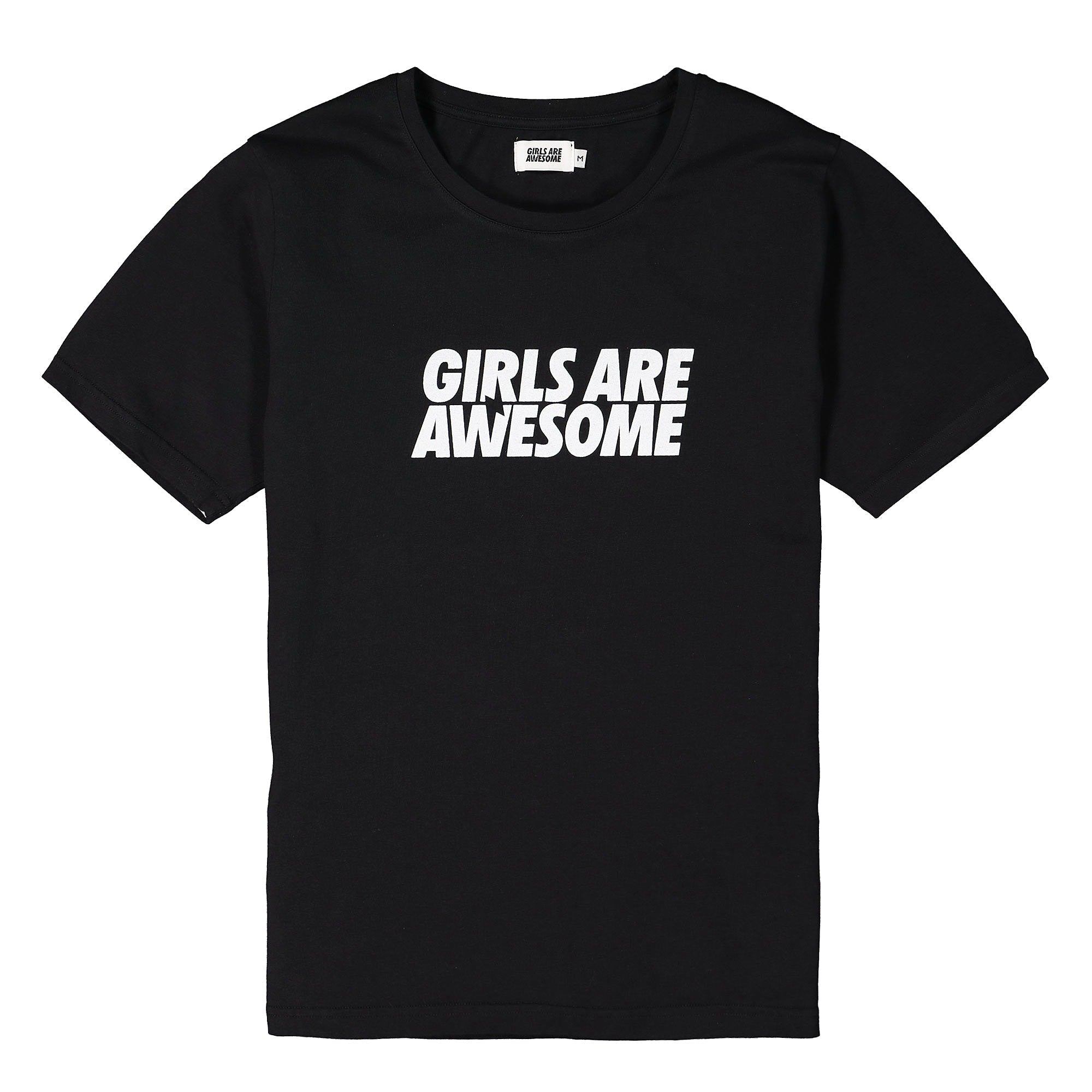 Girls Are Awesome Logo Tee Black T-Shirts GAA-1-001W | Overkill