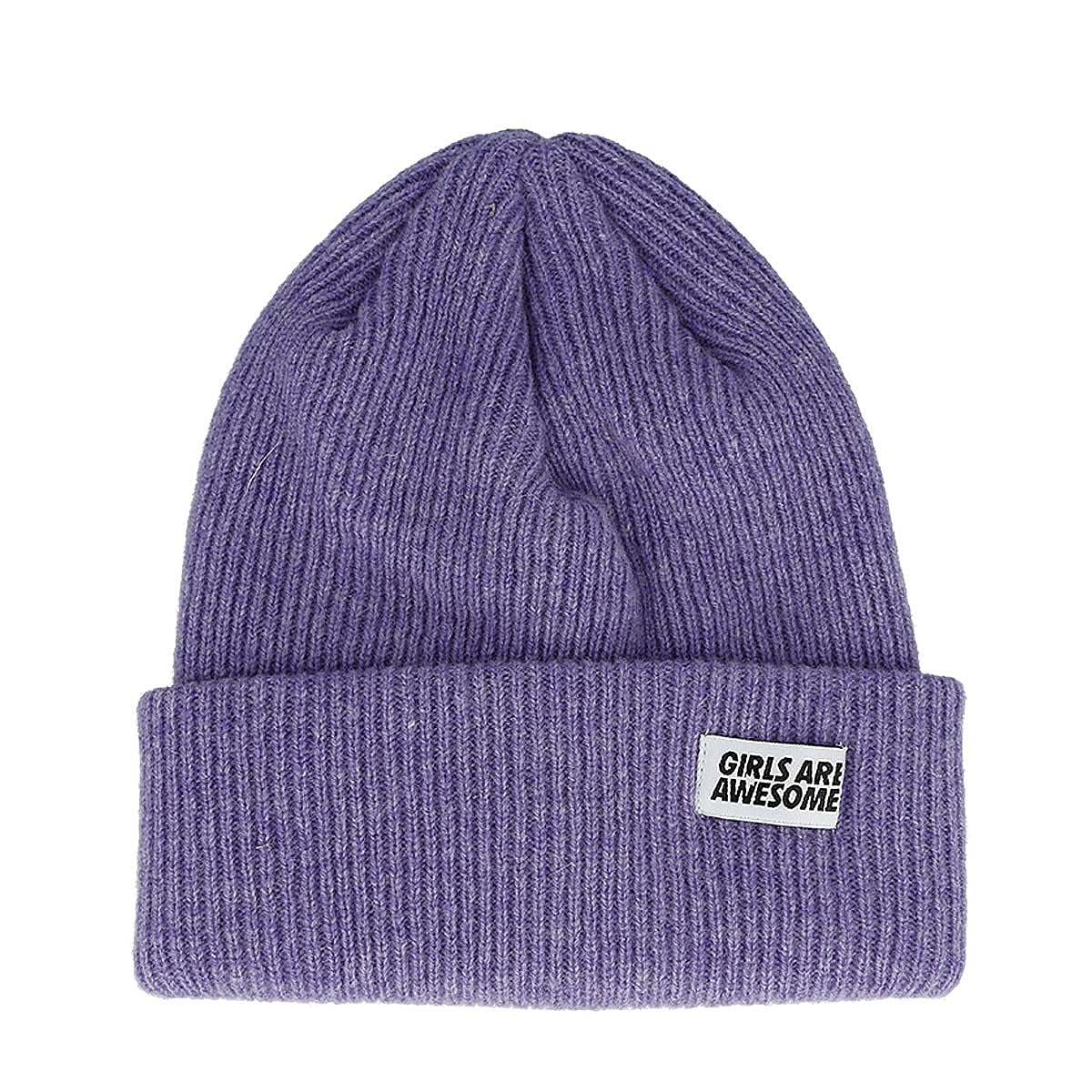 Girls Are Awesome Lambswool Merino Icon Beanie Thistle Beanies GAA-5-001U | Overkill