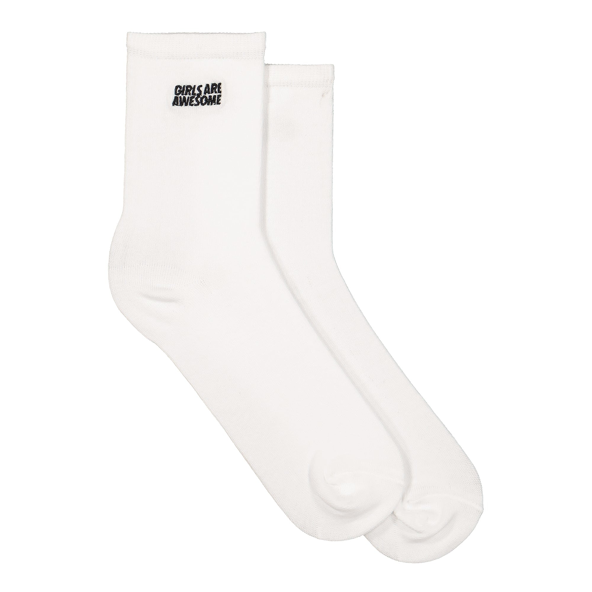 Girls Are Awesome Socks White Socks GAA-7-006W | Overkill