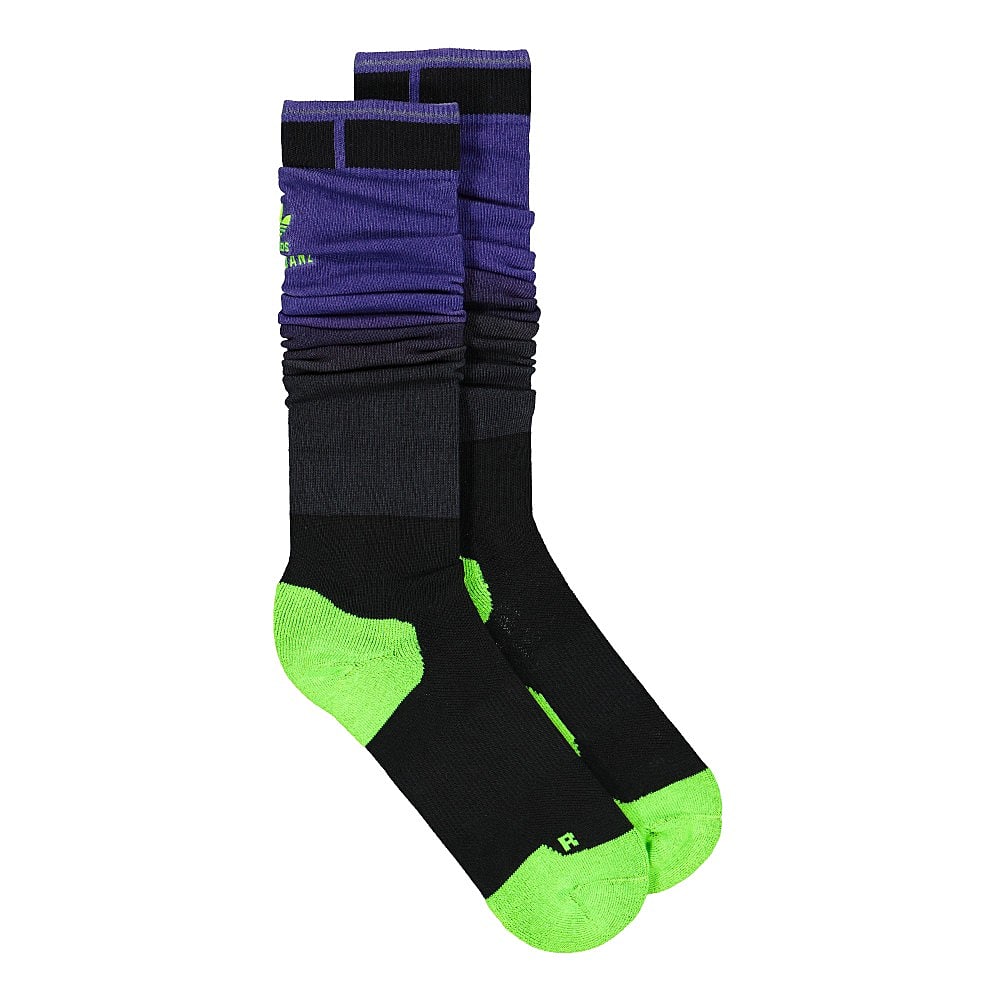 adidas Sankuanz x adidas Socks Black / Energy Ink 17 / Solar Green Socks Close-up | Overkill