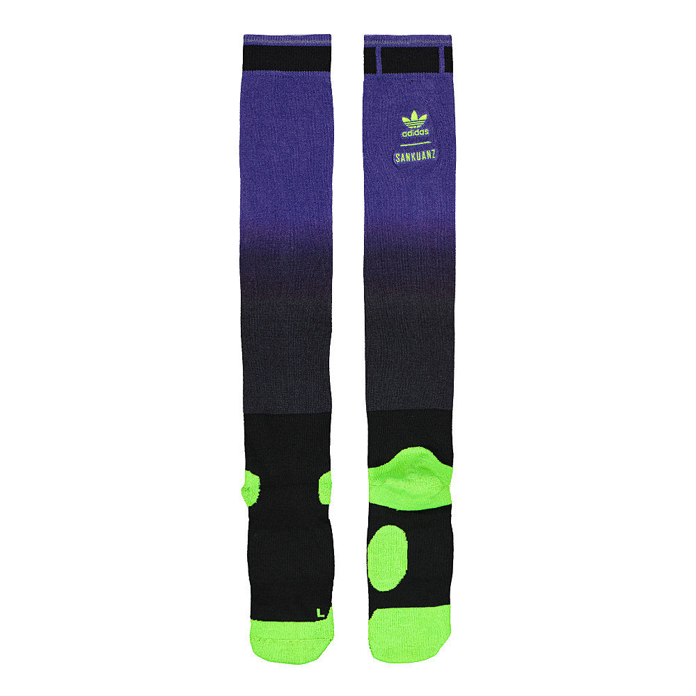 adidas Sankuanz x adidas Socks Black / Energy Ink 17 / Solar Green Socks Detail view 1 | Overkill