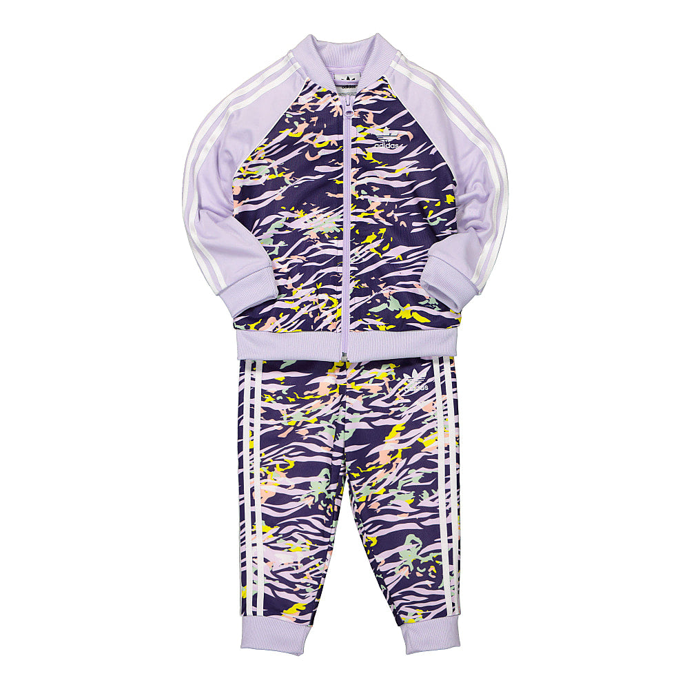 adidas Kids Superstar Track Set Dark Purple / Purple Tint / Multicolor / White Sweat & Track Pants GD2857 | Overkill