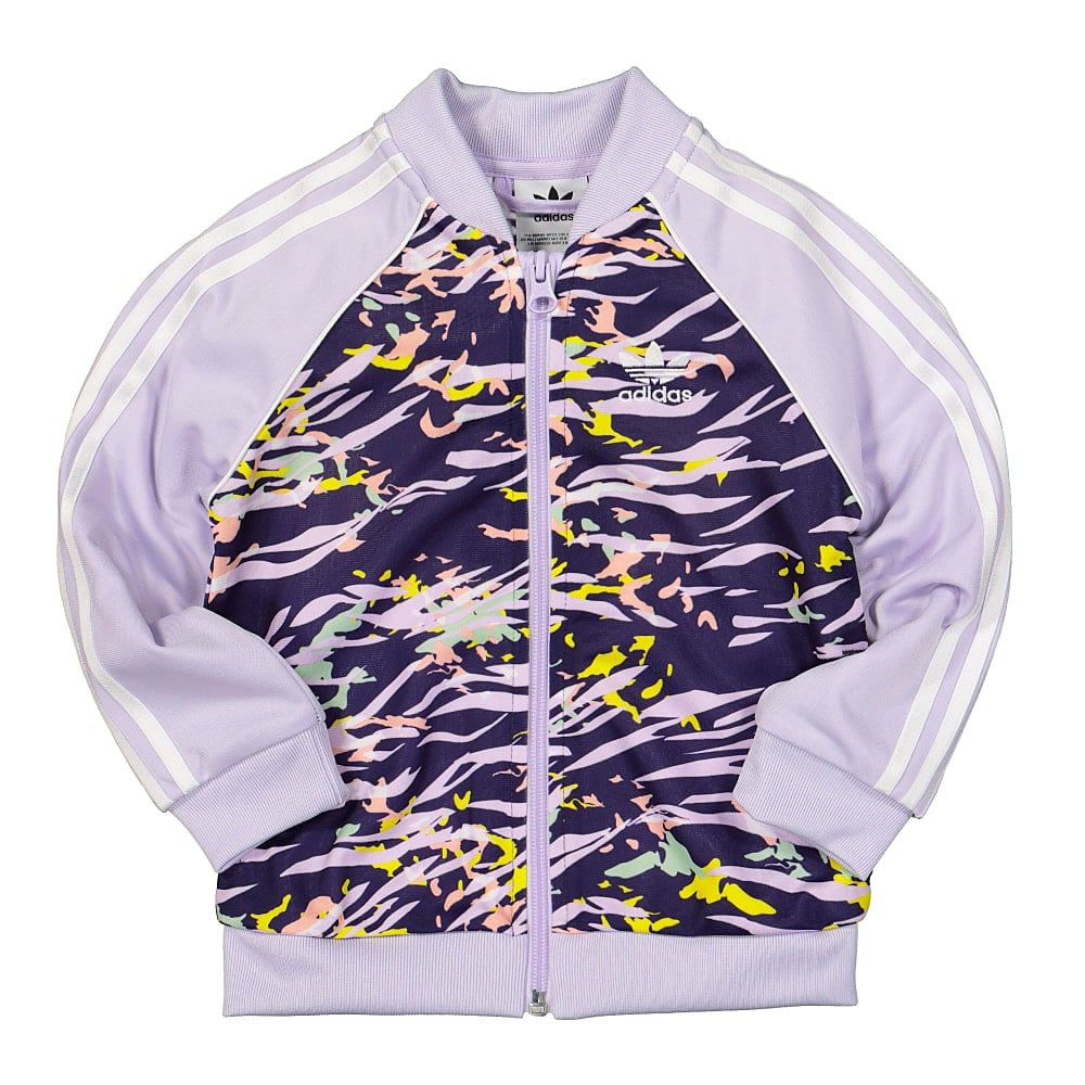 adidas Kids Superstar Track Set Dark Purple / Purple Tint / Multicolor / White Sweat & Track Pants Material | Overkill