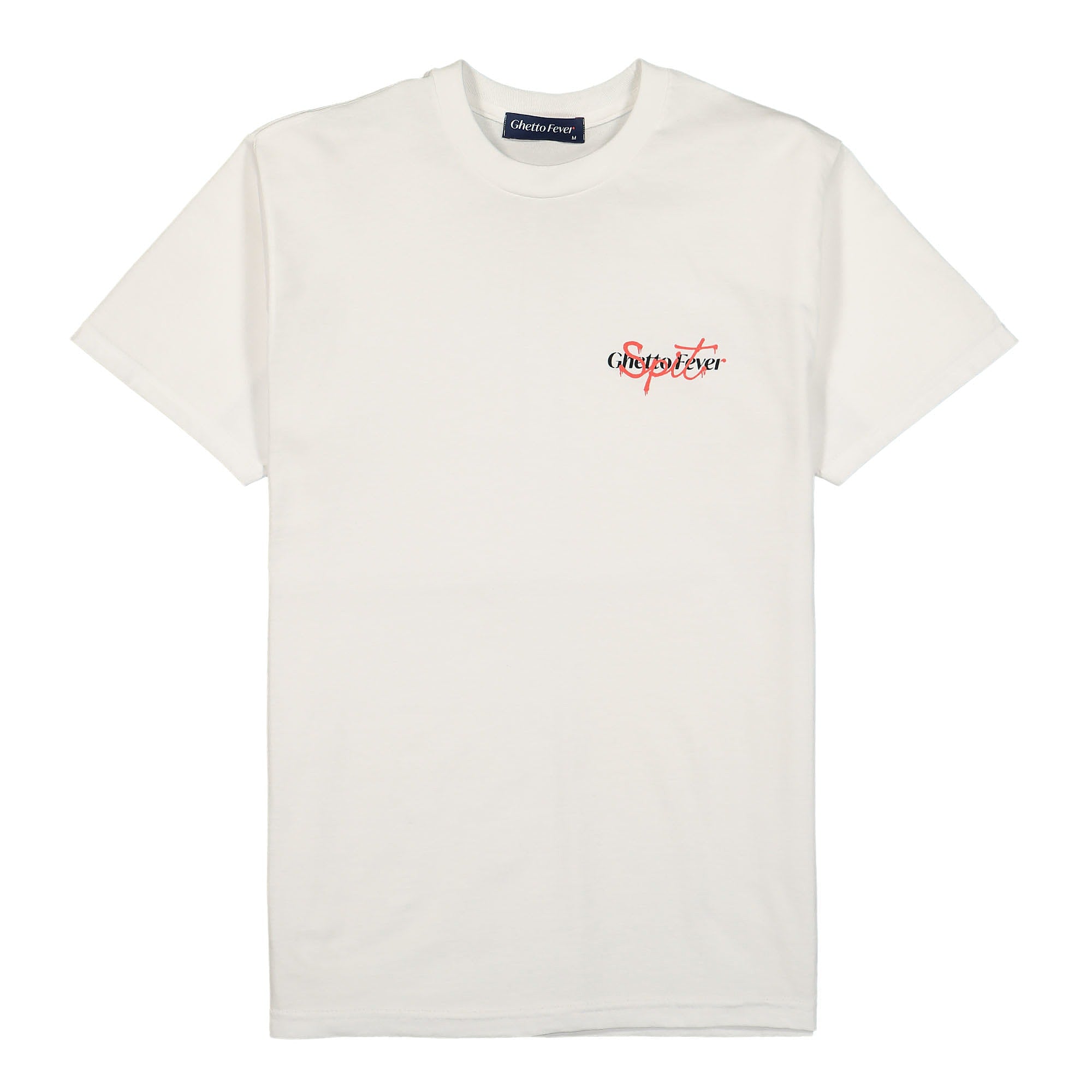 Ghetto Fever Spit T-Shirt White T-Shirts GF-SPT-T | Overkill