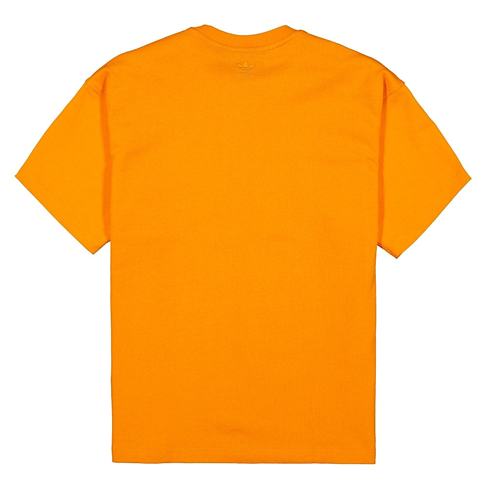 adidas Pharrell Williams x adidas Basics Shirt Bright Orange Shirts Material | Overkill