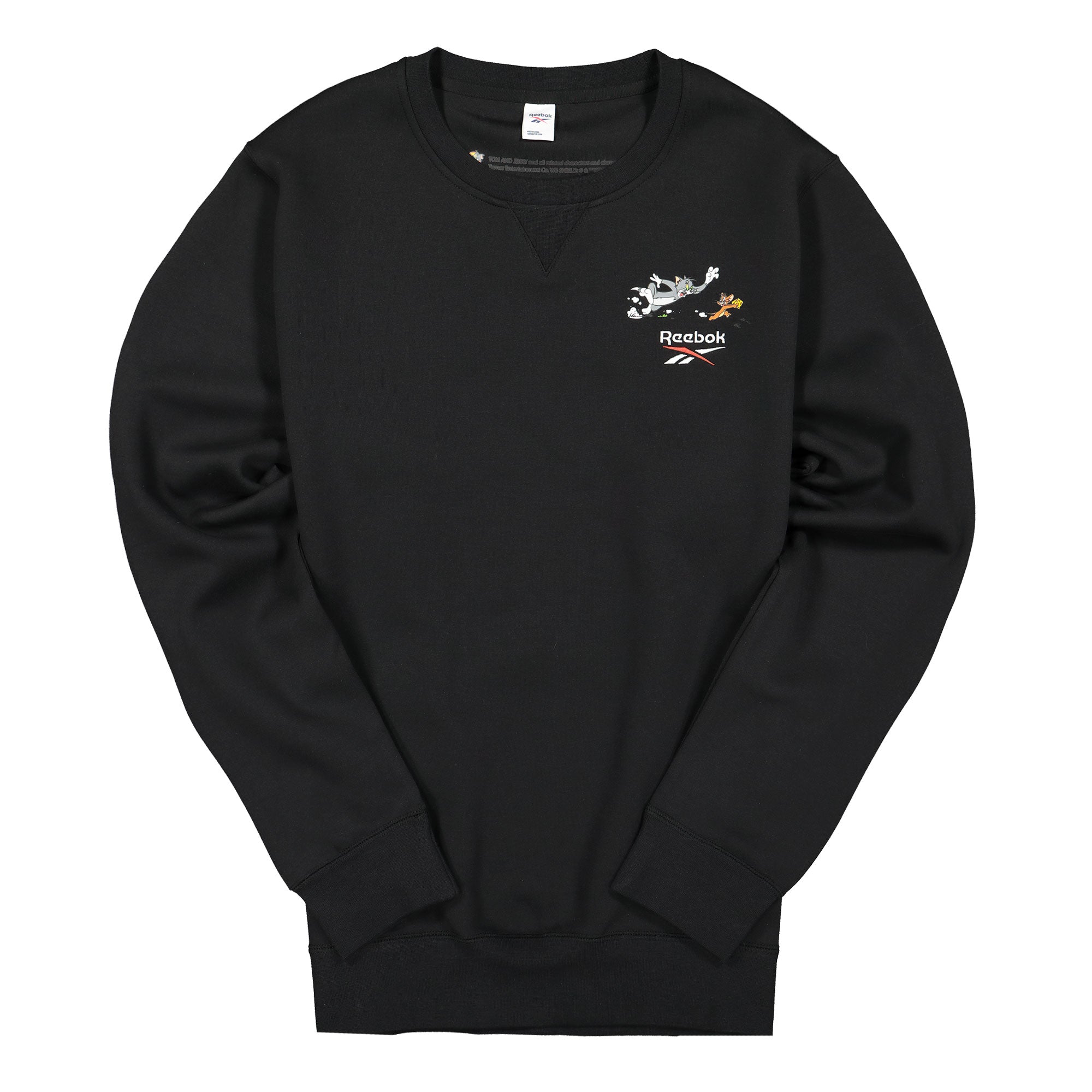 Reebok Tom & Jerry x Reebok Sweat Crew1 Black Sweatshirts GJ0464 | Overkill