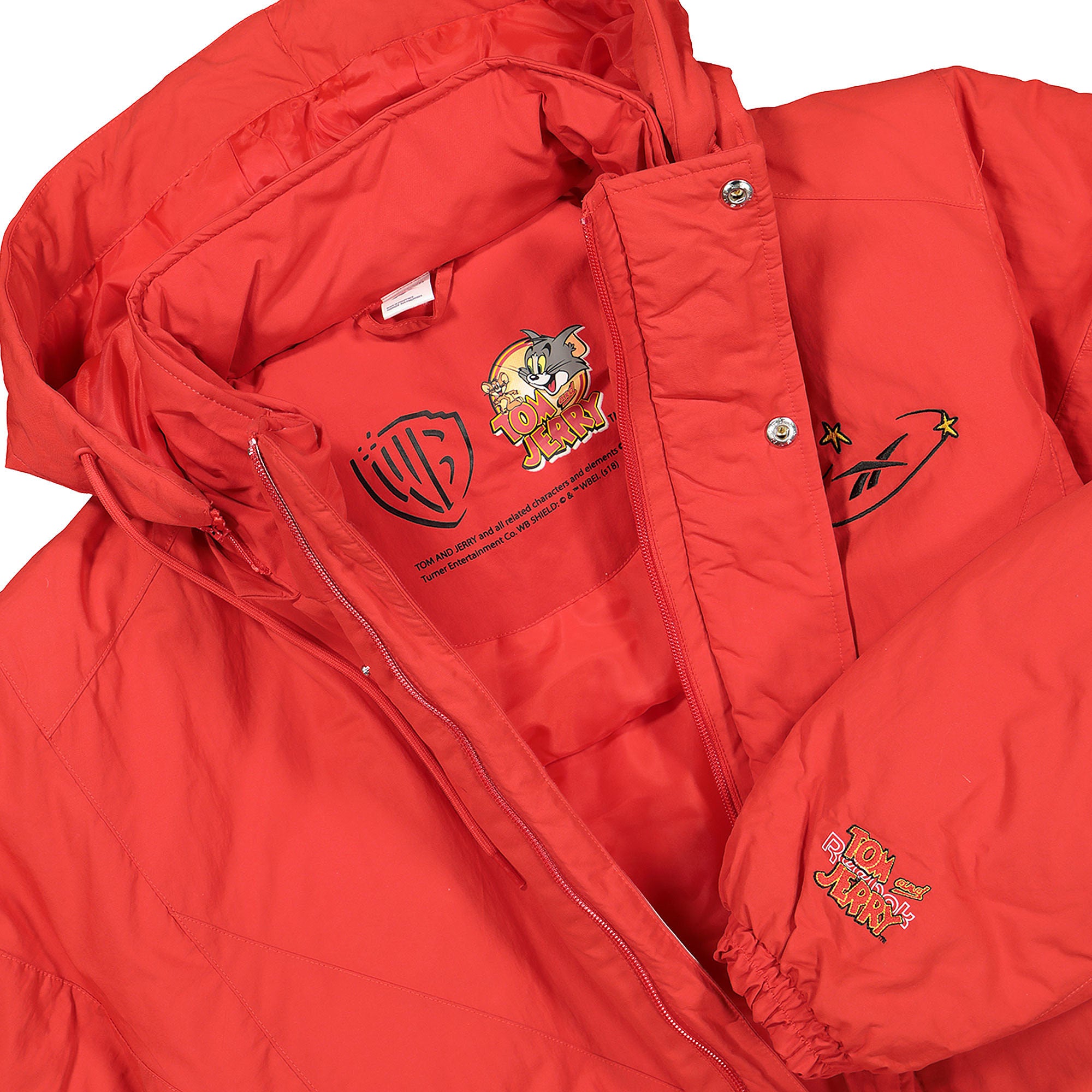 Reebok Tom & Jerry x Reebok Woven Jacket Mot Red Jackets Close-up | Overkill