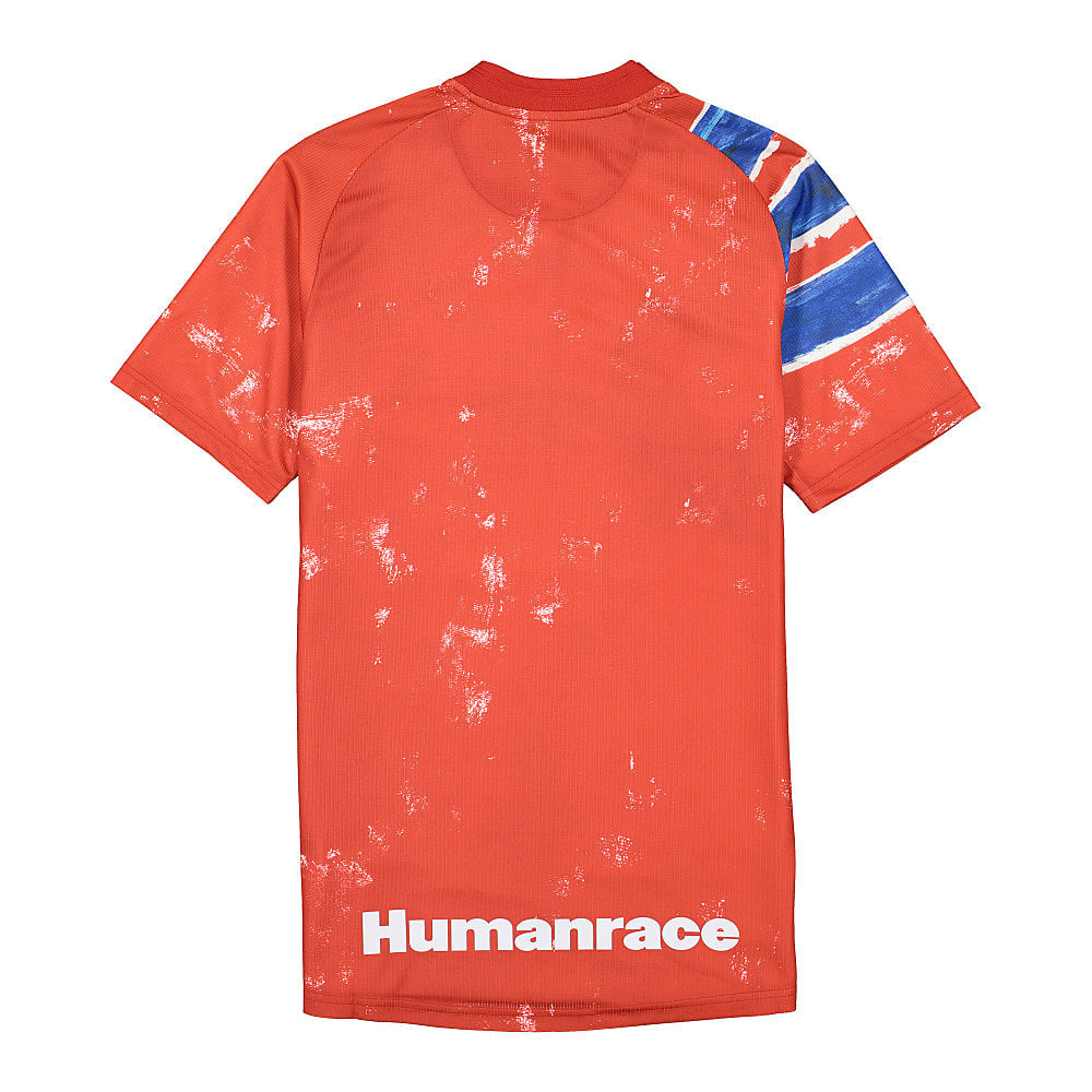 adidas Pharrell Williams x adidas FC Bayern Human Race Jersey FCB True Red / White T-Shirts Material | Overkill