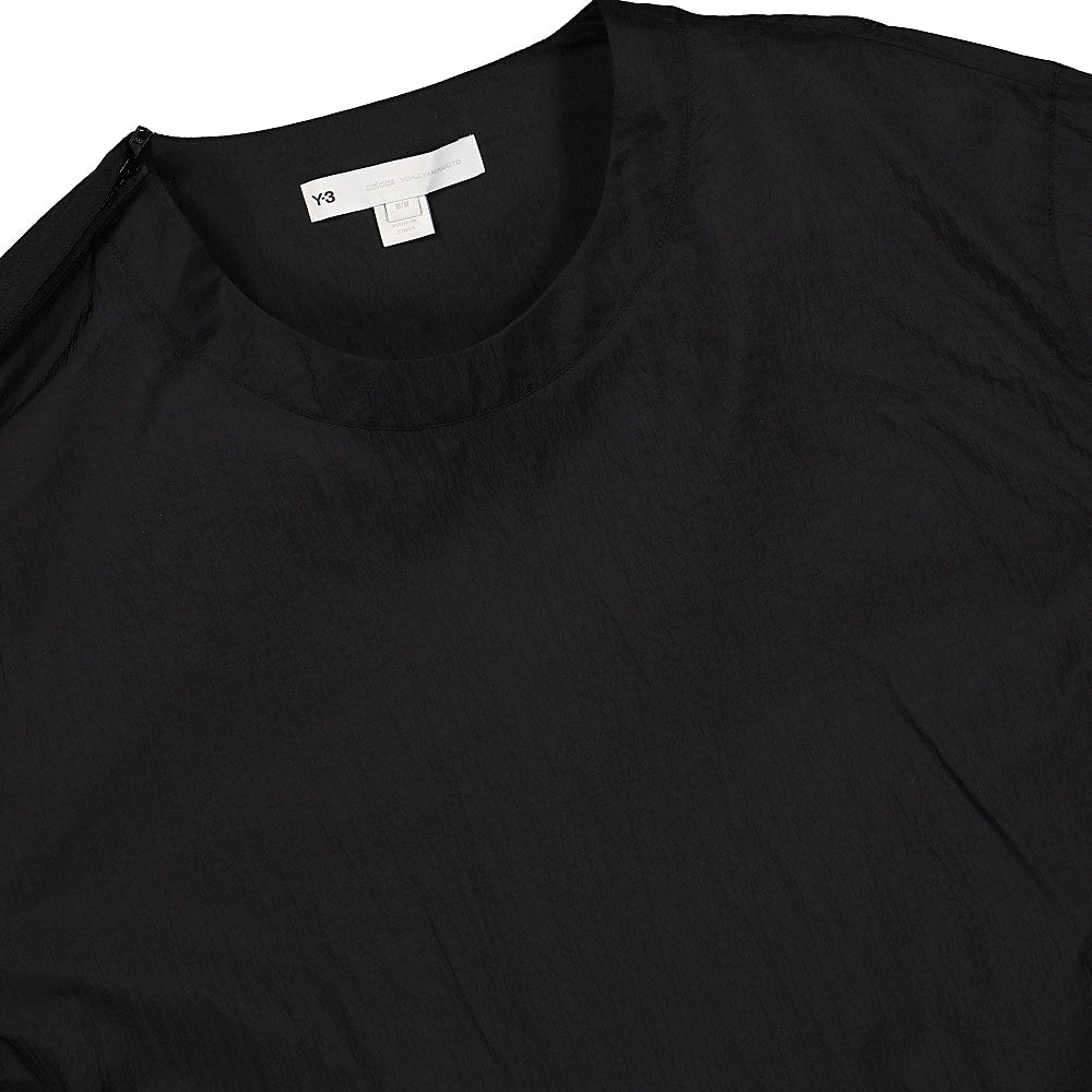 Y-3 CH3 Feather Nylon LS Tee Black Longsleeves Close-up | Overkill
