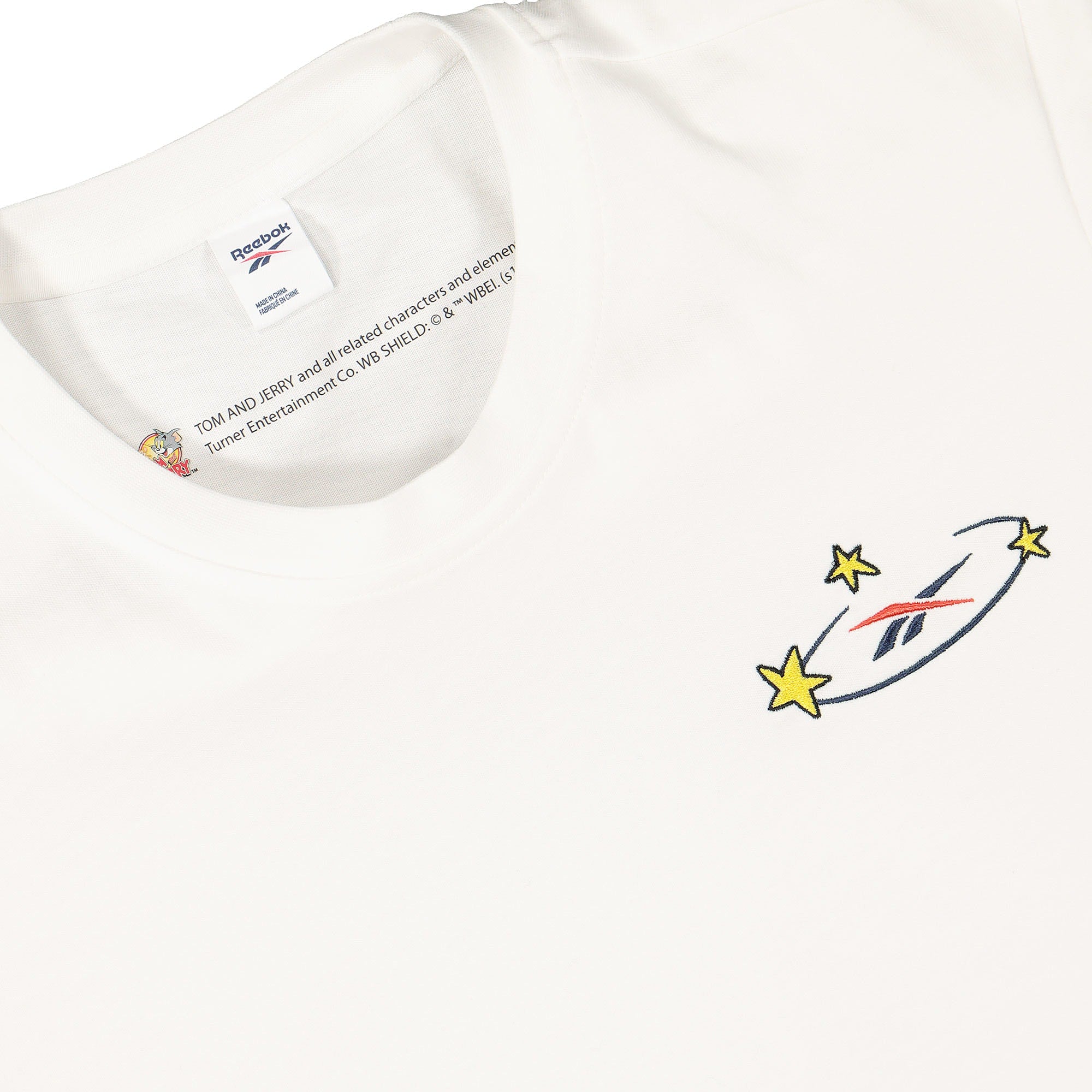 Reebok Tom & Jerry x Reebok Short Sleeves Tee White T-Shirts Close-up | Overkill