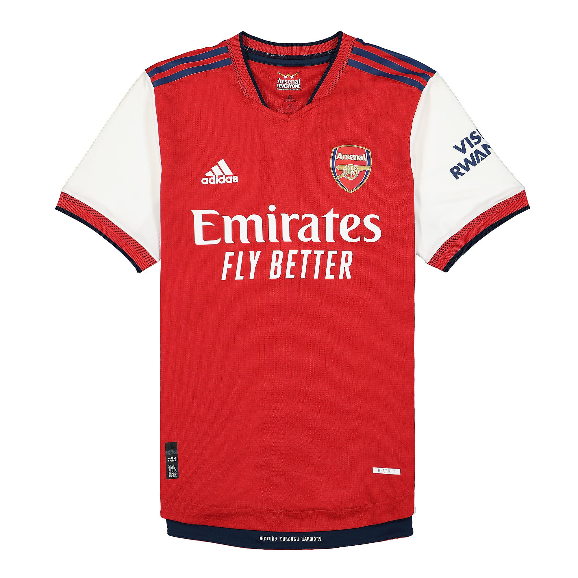 adidas FC Arsenal Home Authentic Jersey White / Scarle T-Shirts GM0226 | Overkill