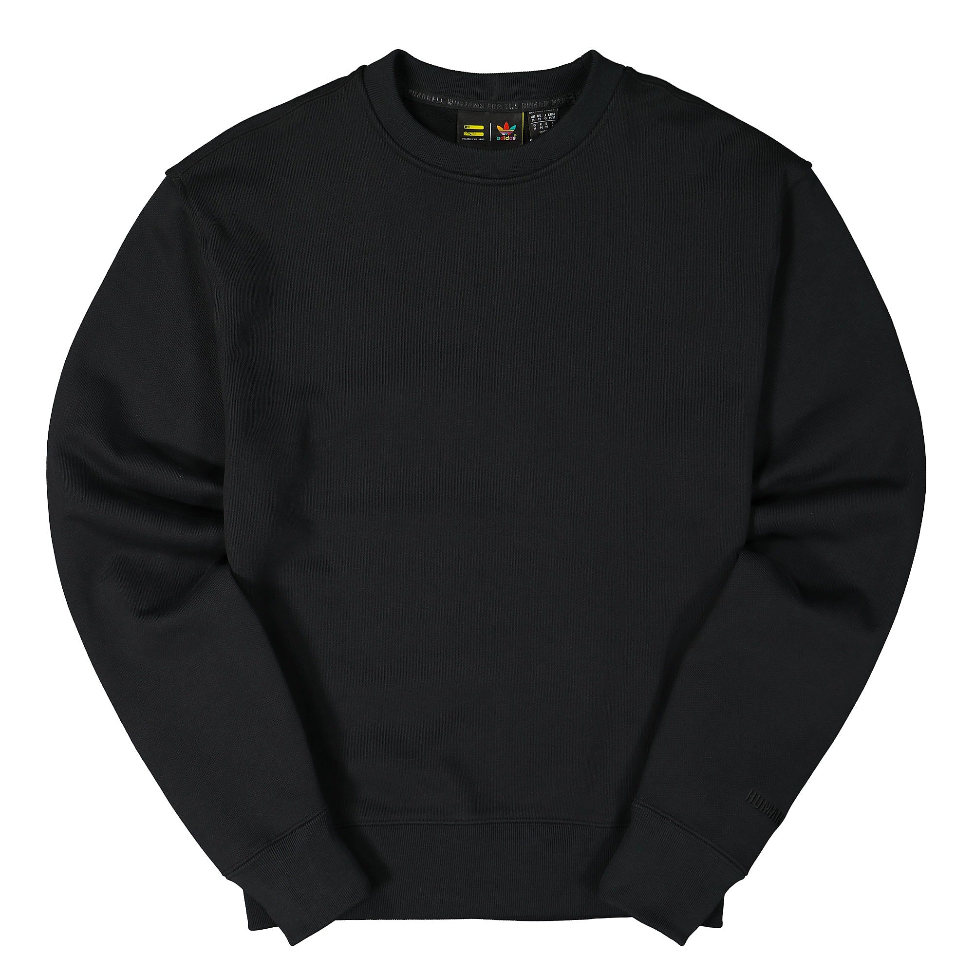 adidas Pharrell Williams x adidas Basics Crew Bright Orange Sweatshirts GM1972 | Overkill