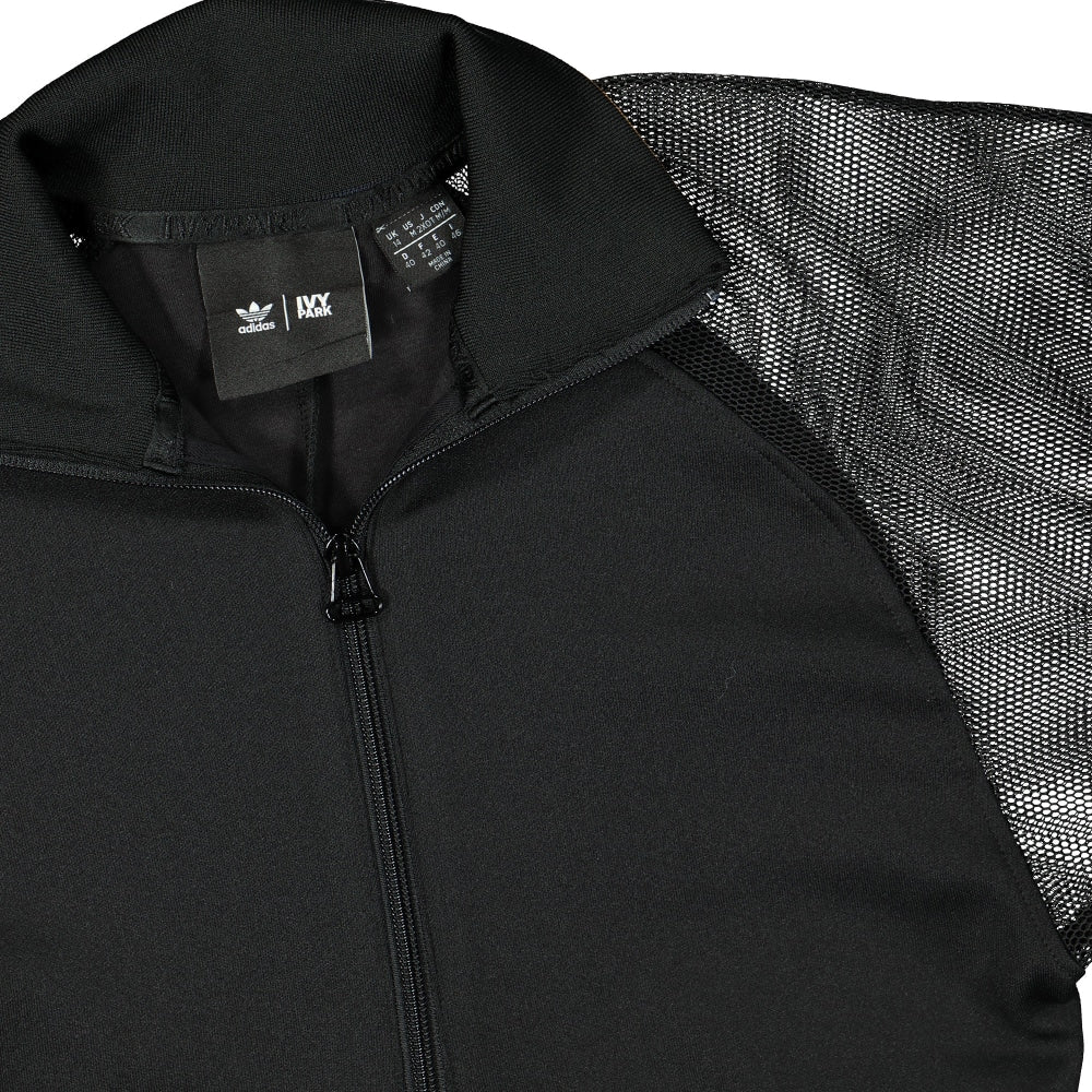adidas Ivy Park x adidas Mesh Sleeve Body Suit Black / Mesa Longsleeves Close-up | Overkill