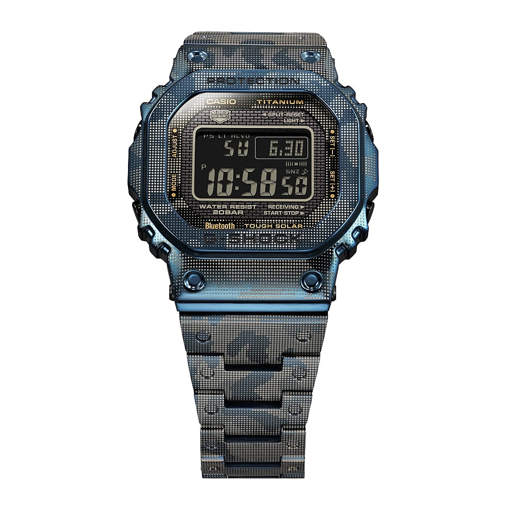 Casio G-Shock GMW-B5000TCF-2ER Blue Titan Camo Watches Material | Overkill