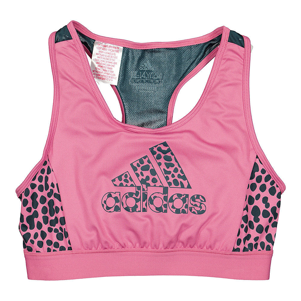 adidas Designed To Move Leopard Bustier Haze Rose / Crew Navy Underwear GN1445 | Overkill