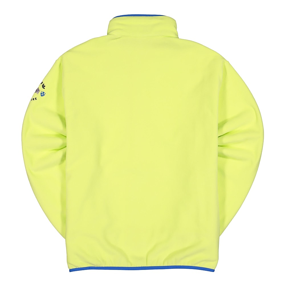 adidas ADV Half Zip Fleece Semi Frozen Yellow Sweatshirts Material | Overkill