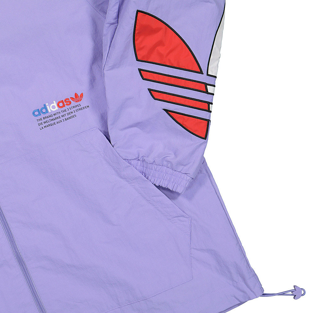 adidas Tricolor Windbreaker Light Purple Windbreaker Detailfoto | Overkill