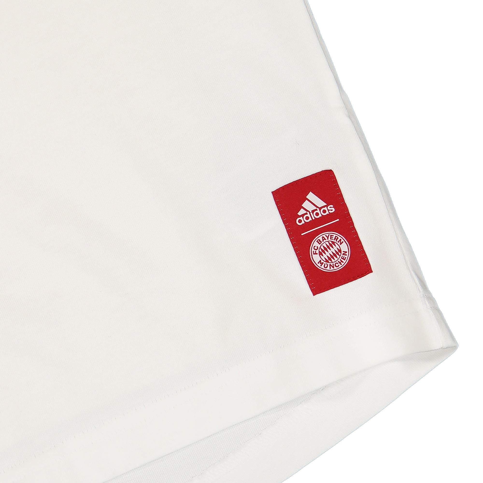 adidas FC Bayern München Icon Tee White T-Shirts Detailfoto | Overkill