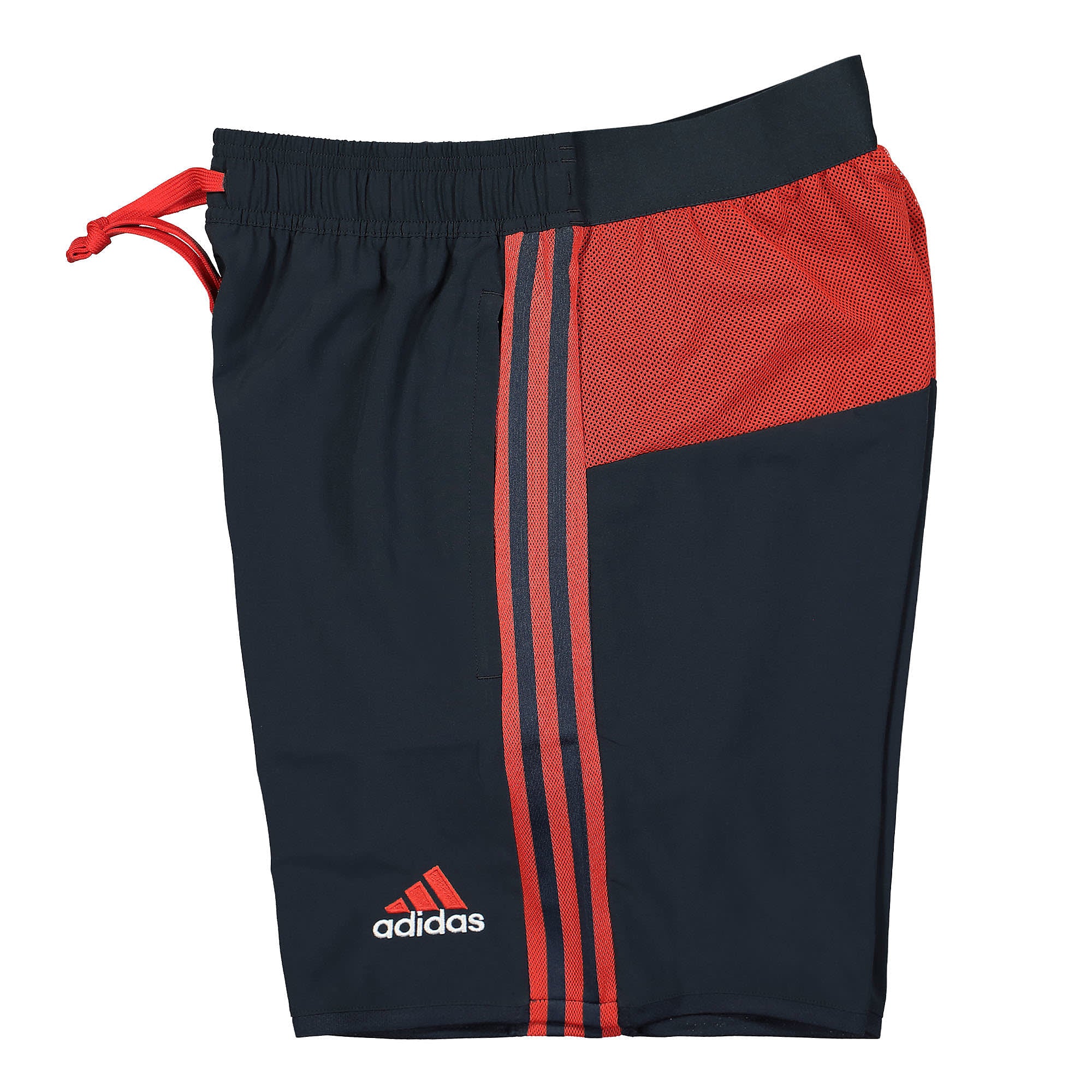 adidas FC Bayern München Icon Short Night Navy / Active Red Shorts Close-up | Overkill