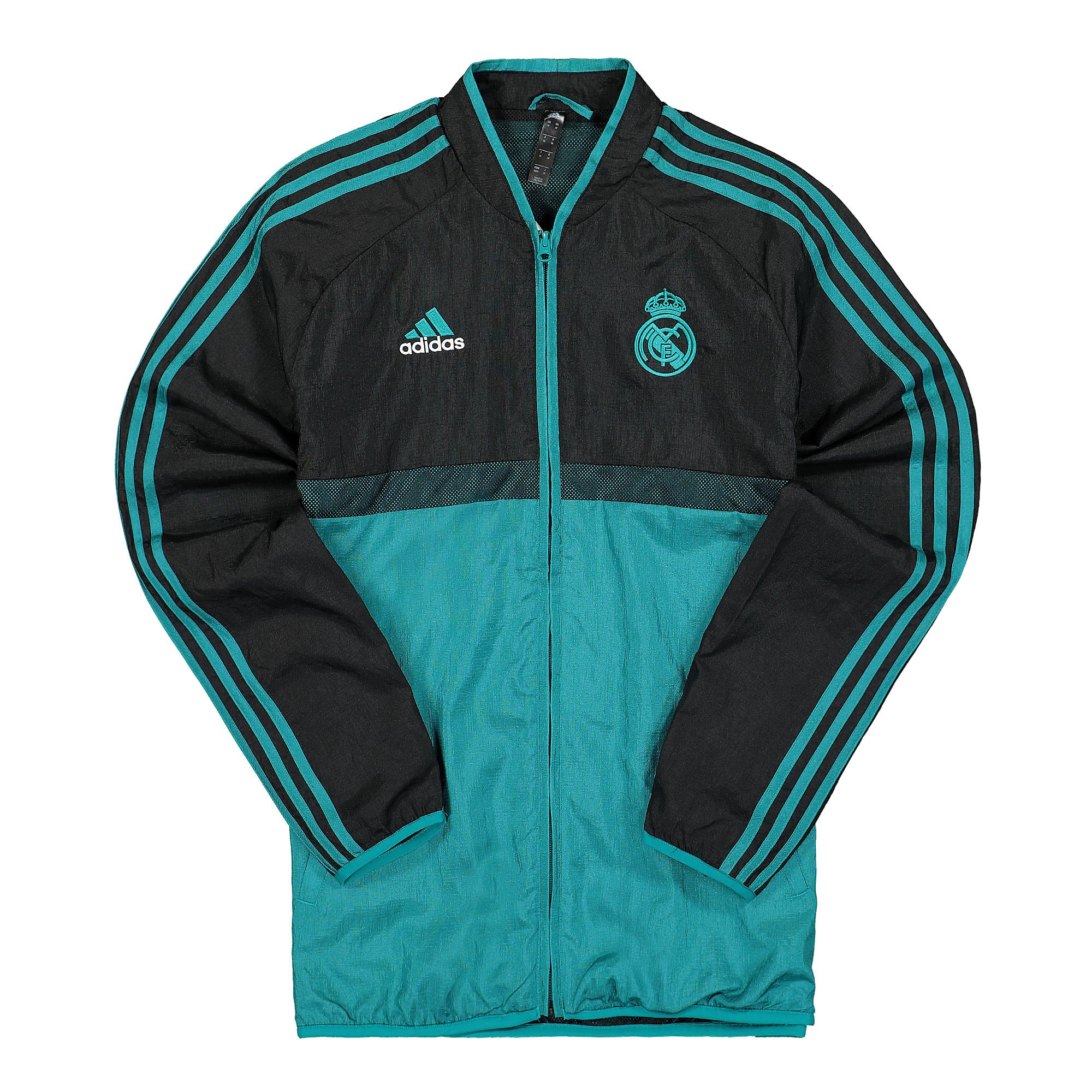 adidas Real Madrid 21/22 Icon Woven Jacket Black / Blast Emerald Jackets GR4251 | Overkill