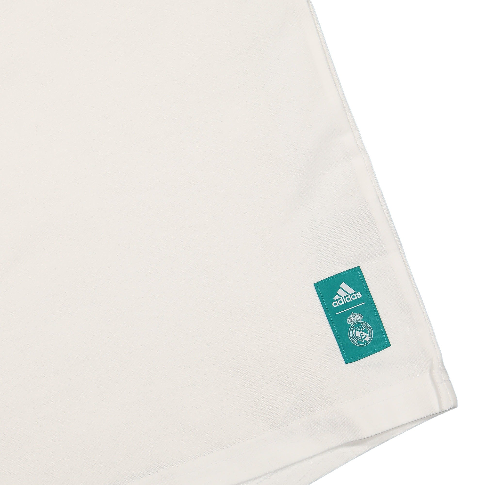adidas Real Madrid 21/22 Icon Tee White / Blast Emerald T-Shirts Detailfoto | Overkill