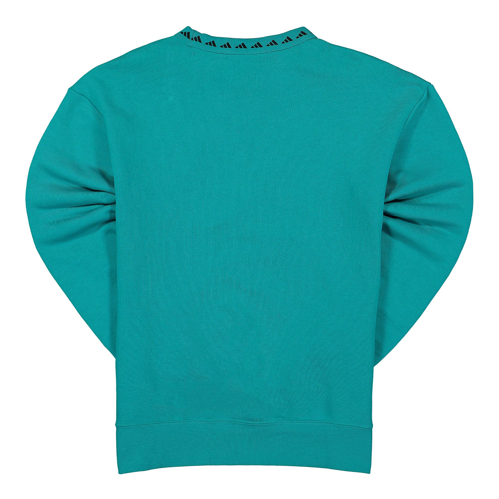 adidas Real Madrid Icon Crew Sweatshirt Blast Emerald Sweatshirts Material | Overkill