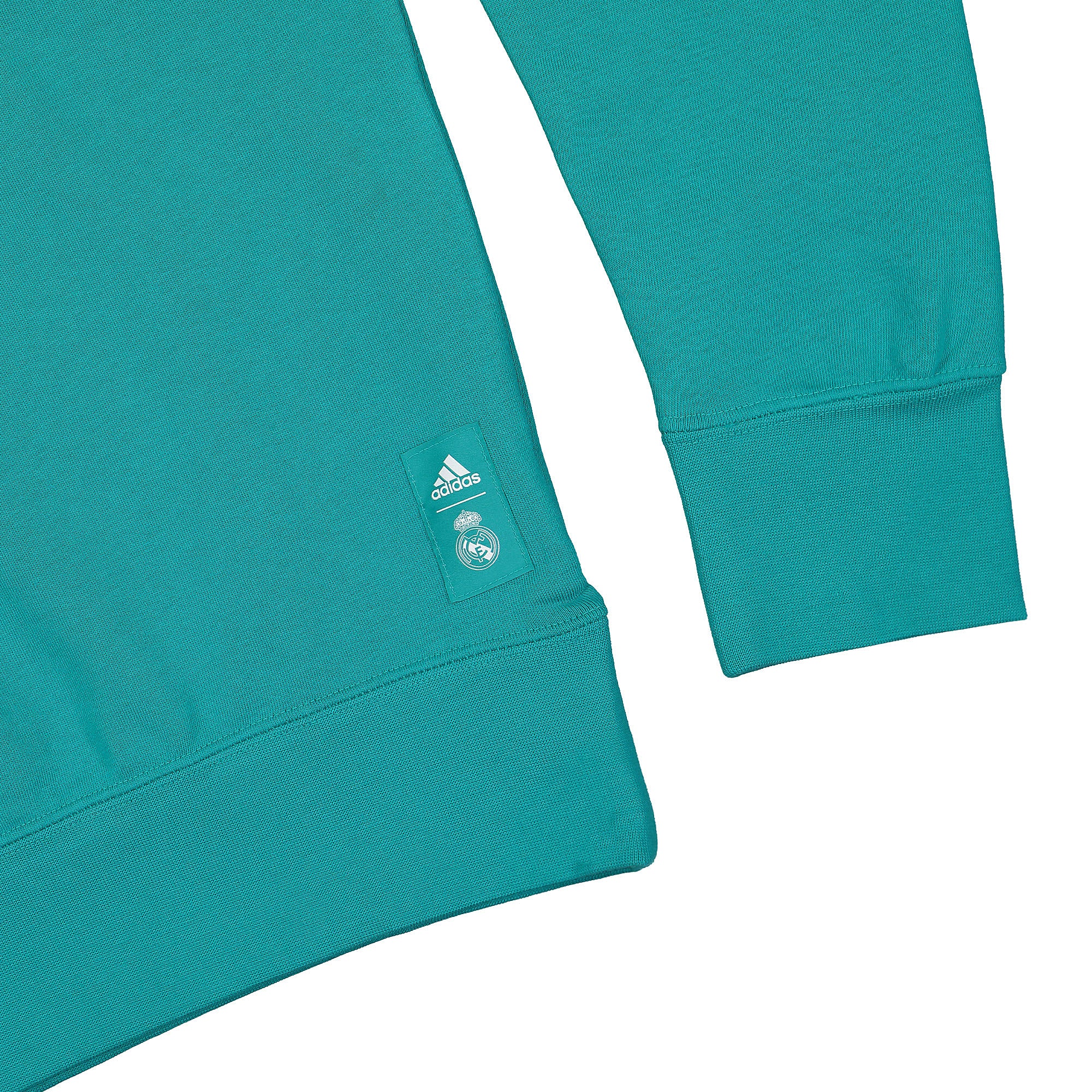 adidas Real Madrid Icon Crew Sweatshirt Blast Emerald Sweatshirts Detailfoto | Overkill