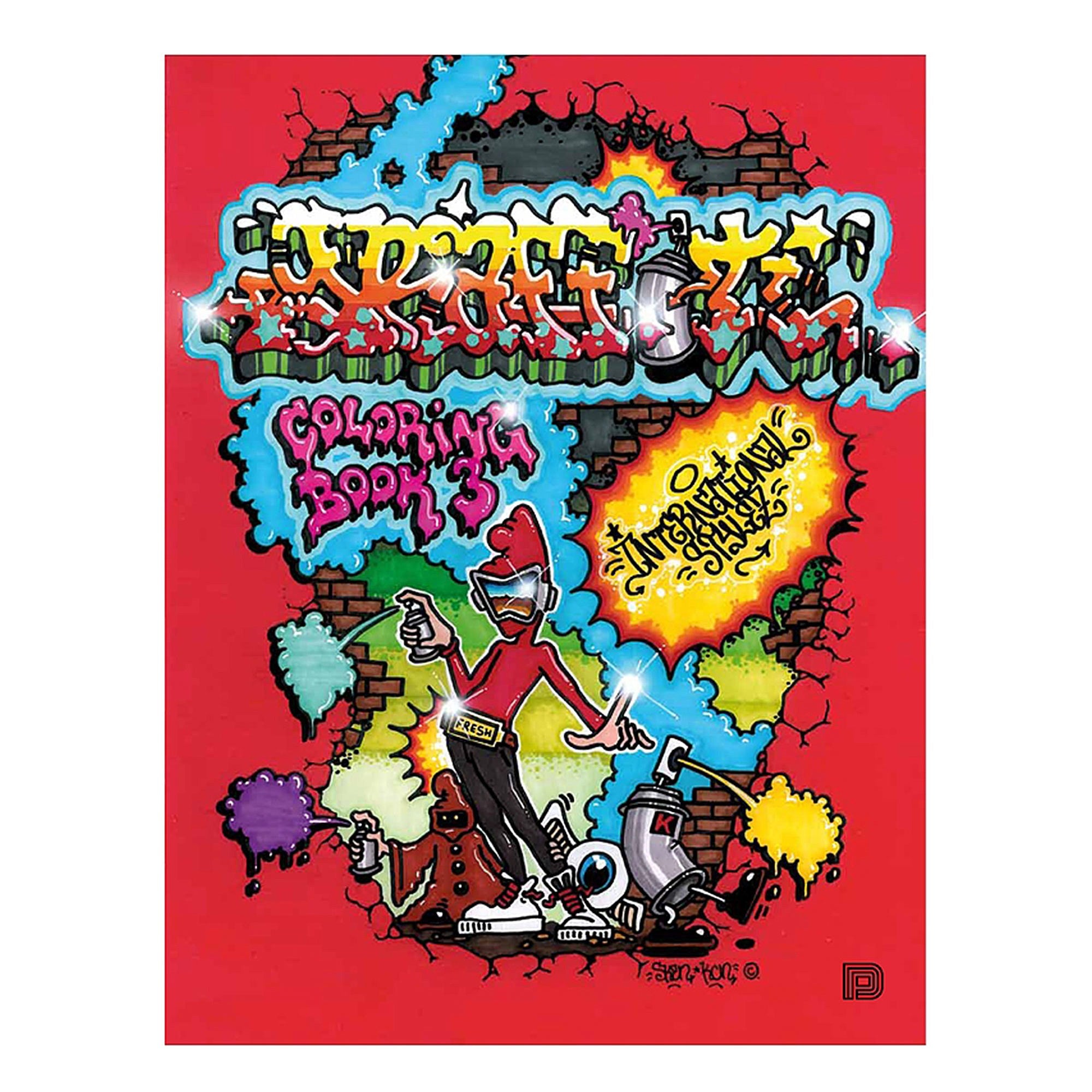 Dokument Press Graffiti Coloring Book 3 International Styles Coloring Books 37925 | Overkill