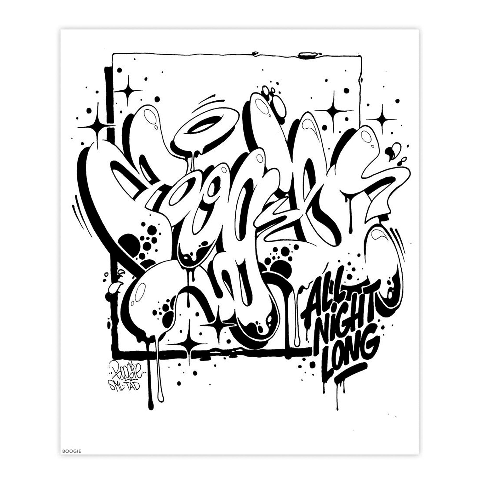 overkill_Test Graffiti Style Coloring Book 0 Coloring Books Material | Overkill