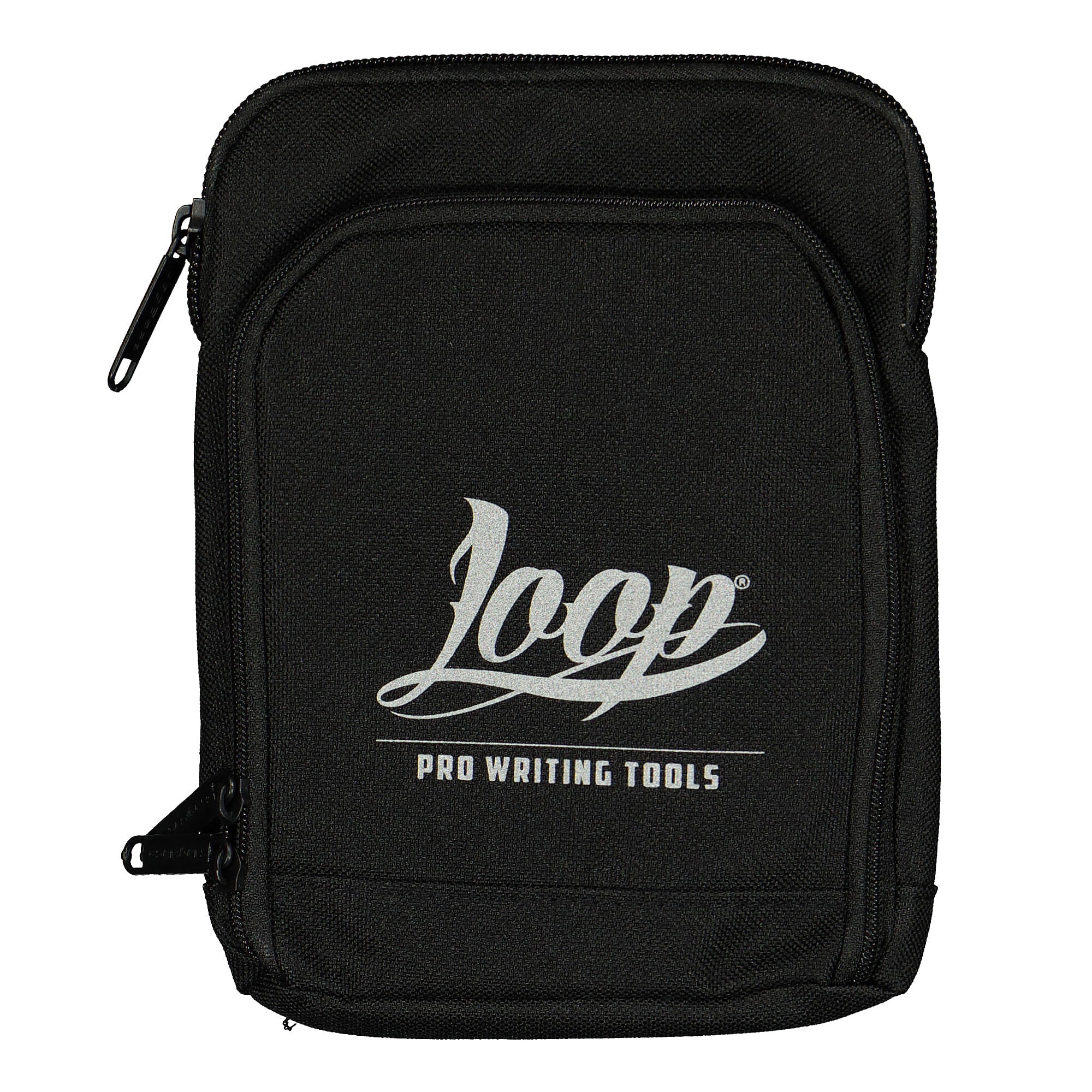 Loop Shoulder Pouch Logo Silver Black / Silver Shoulder & Cross Body Bags LP-SPL-SIL | Overkill