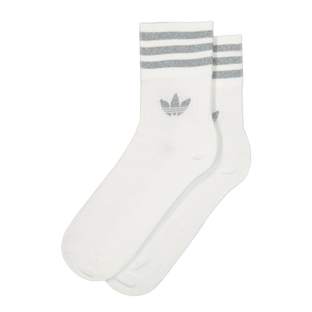 adidas Crew Socks 2PP White / Reflective Silver Socks GU2383 | Overkill