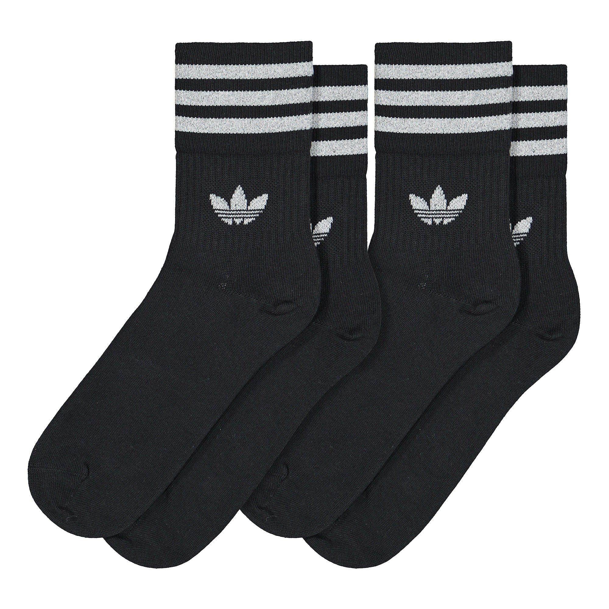 adidas Crew Socks 2PP Black / Reflective Silver Socks GU2569 | Overkill