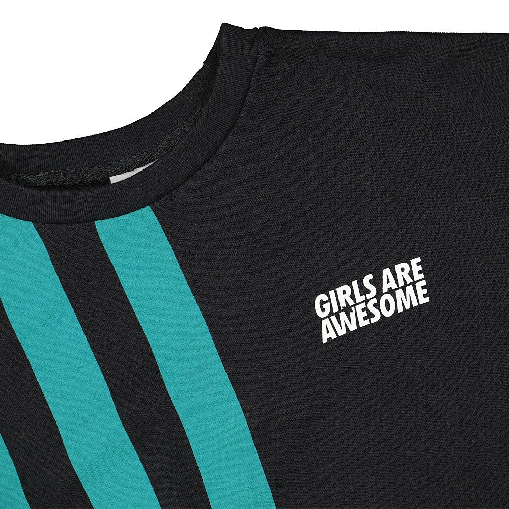 adidas Girls Are Awesome x adidas Wmns Sweater Black Sweatshirts Close-up | Overkill