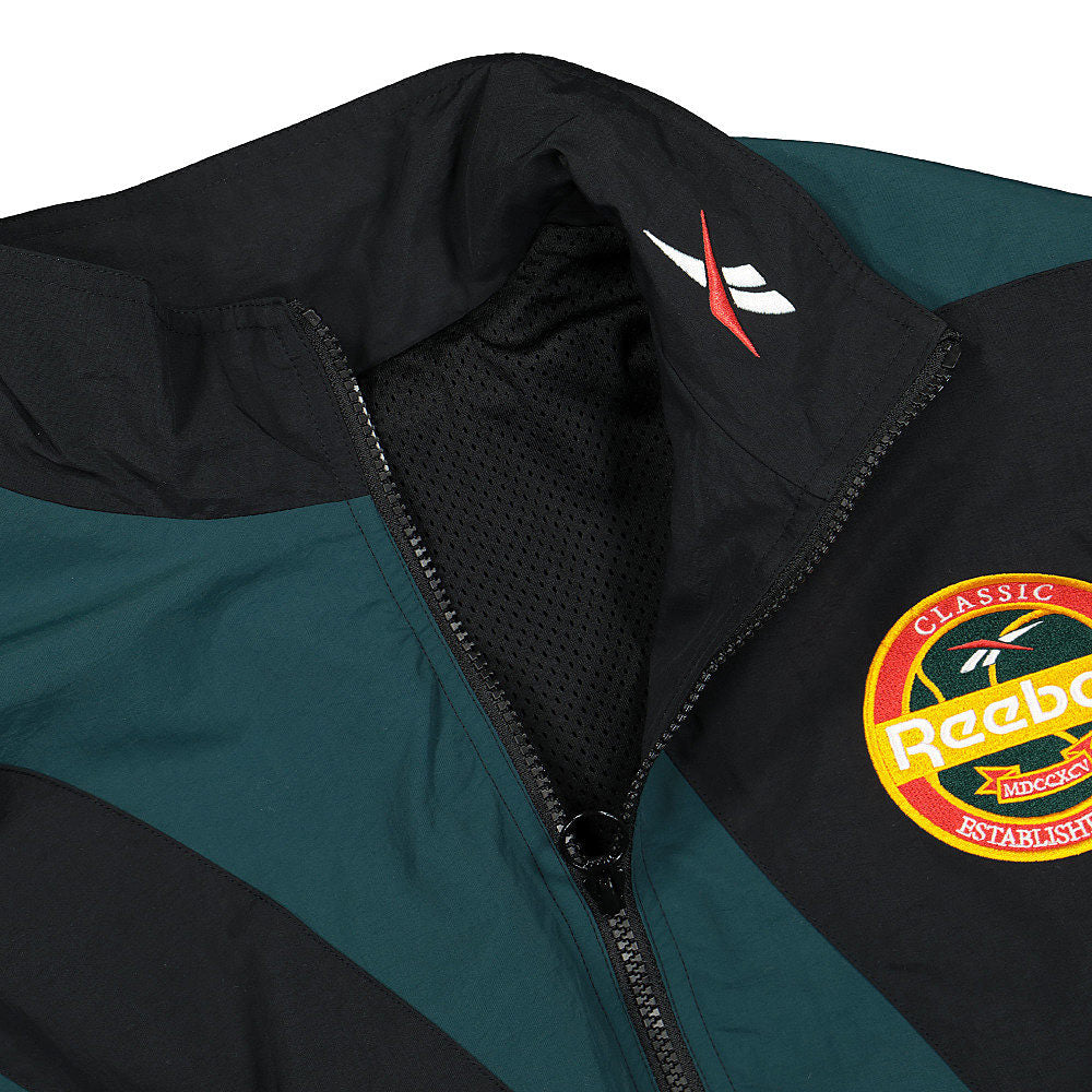 Reebok Classics Vintage TS Tracktop Black / Forest Green Track Jackets Detailfoto | Overkill
