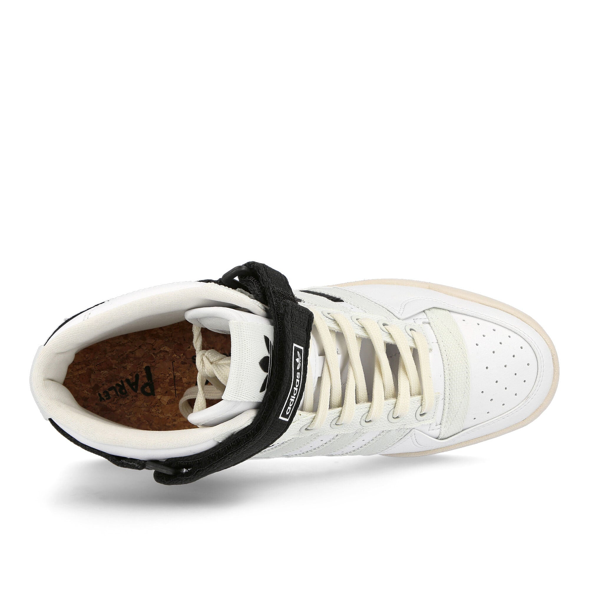 adidas forum mid parley Footwear White-Off White-Core Black Sneakers Detailfoto | Overkill